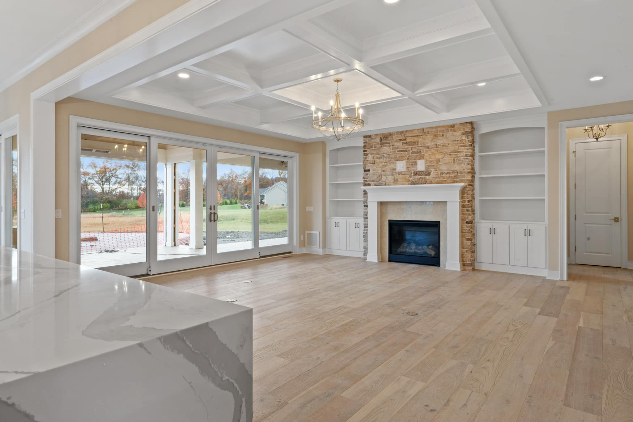 Lewis Carpentry - Our standard coffered ceiling install... | Facebook