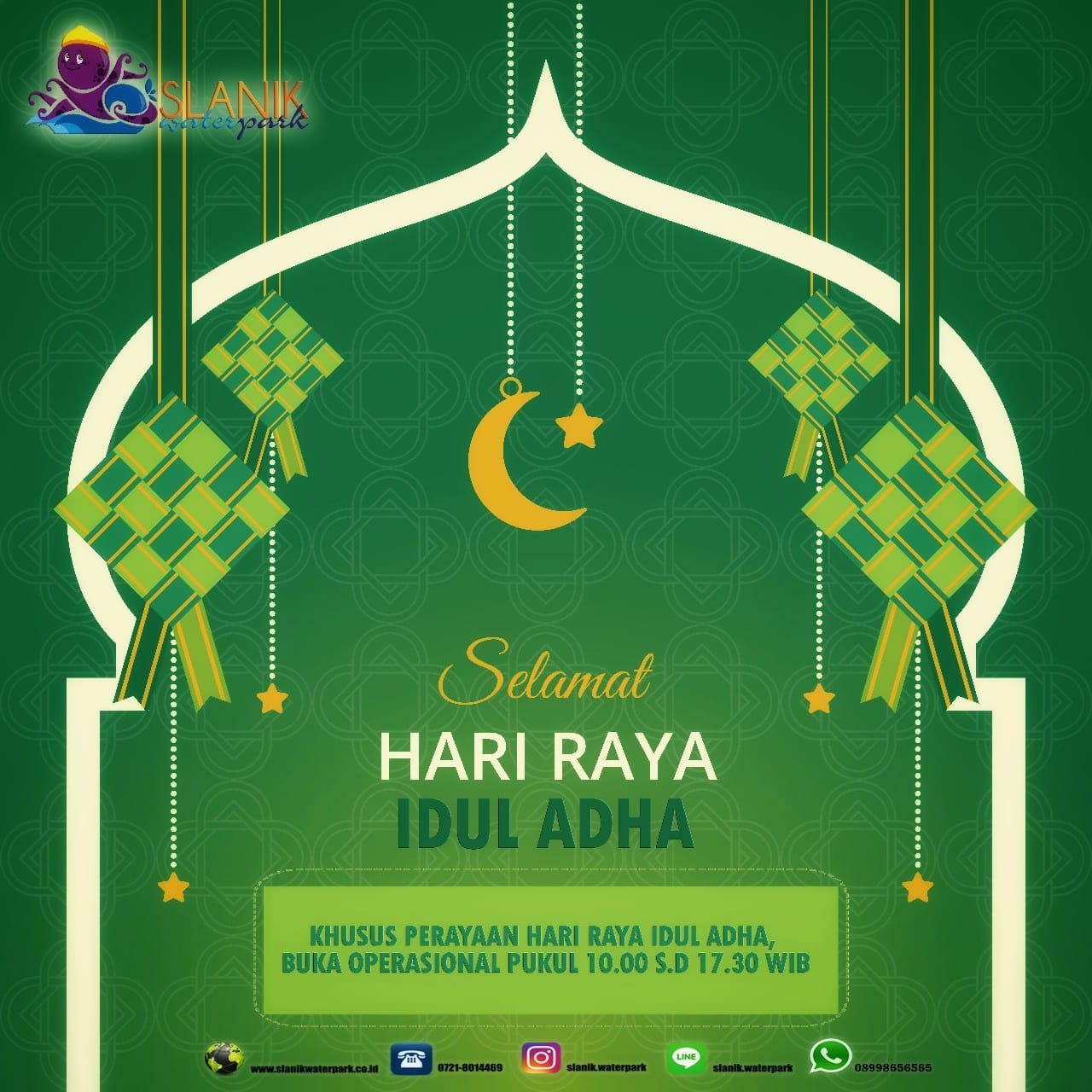 Selamat hari raya idul adha Spesial... - Slanik Waterpark