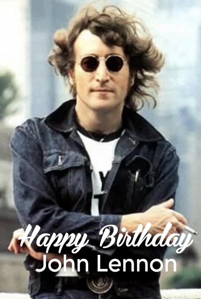 Happy Heavenly Birthday to the Amazing John Lennon 🕊🤍 🥂 The