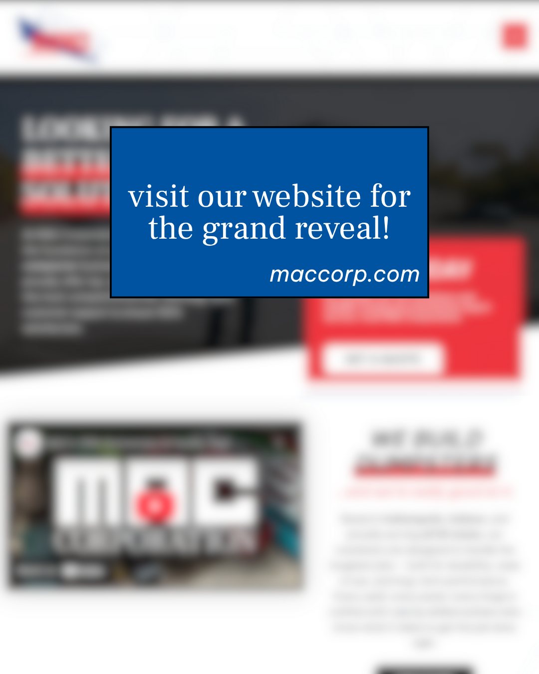 Mac Corporation - We've been working behind the scenes to... | Facebook