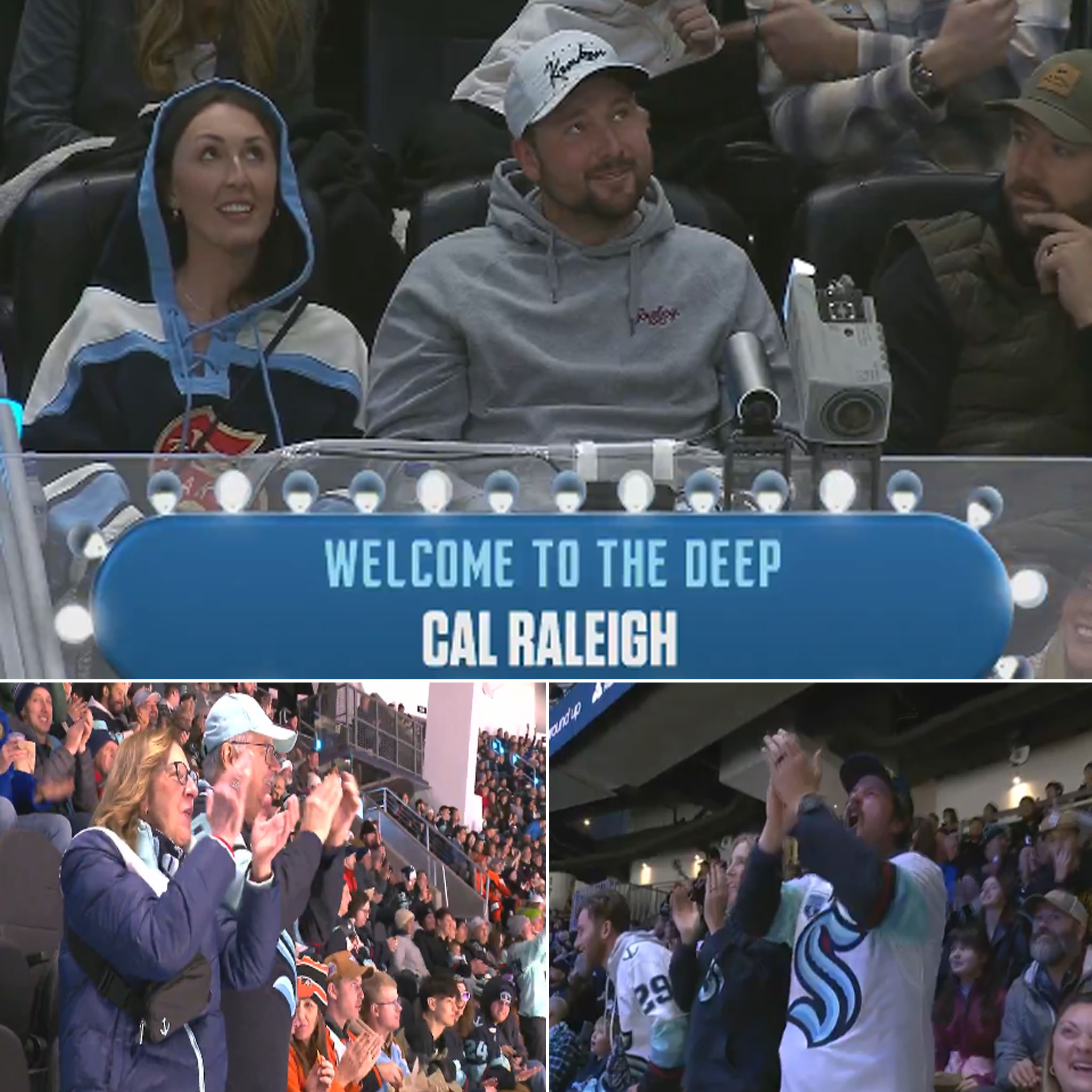The Baseball - BREAKING: Cal Raleigh Hears NHL Fans Chant “MVP!” During ...