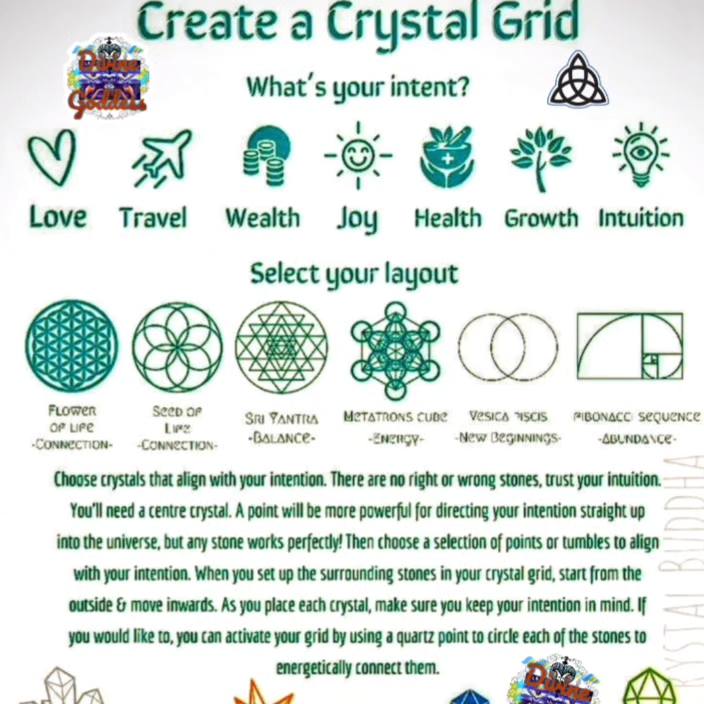 div9goddess - 🐲🍃👁️💖 Crystal Grid Layouts💖👁️🍃🐲🪄 Crystal... | Facebook