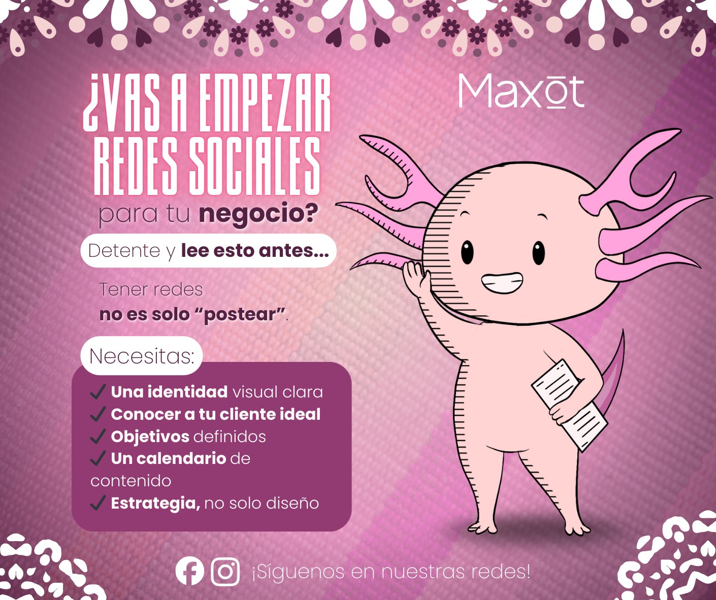 Maxot - Publicar sin estrategia es como hablar sin audiencia. Antes de ...