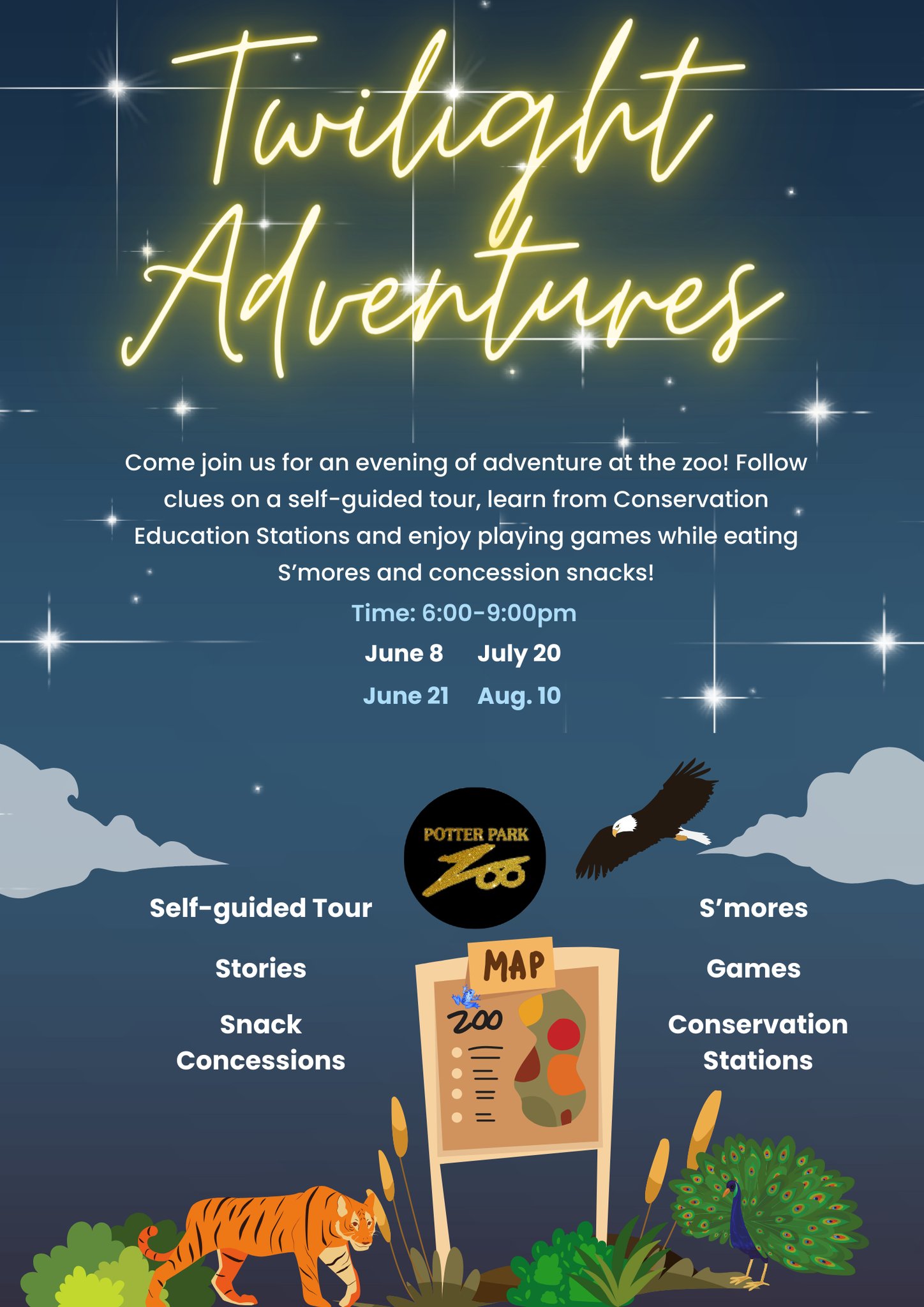 Potter - Twilight Adventures await at Potter Park Zoo! 🌙 🐾 Experience ...