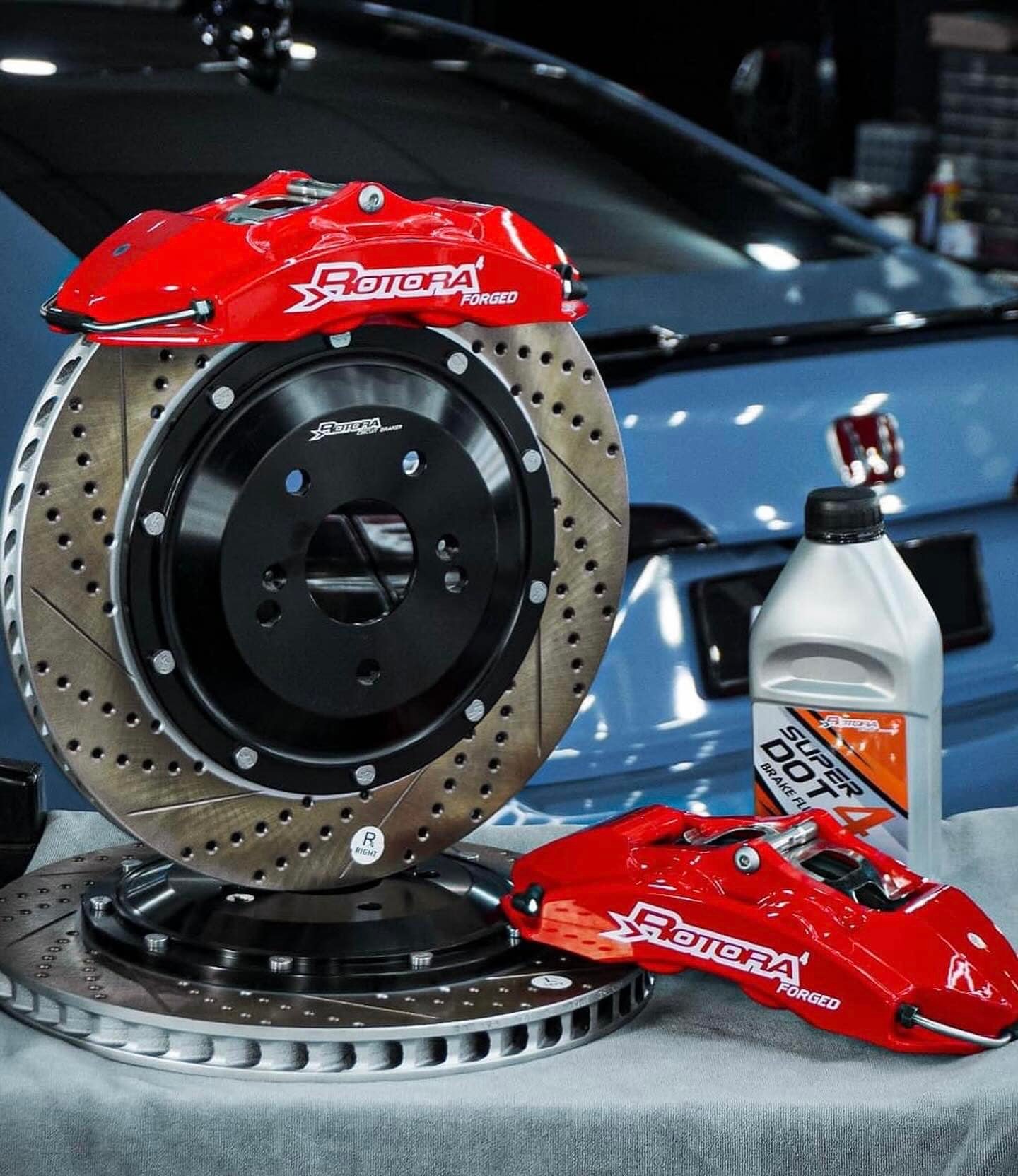 Proton S70 malaysia | Rotora RF403 Big Brake Kit 4pot for Proton S70 ...