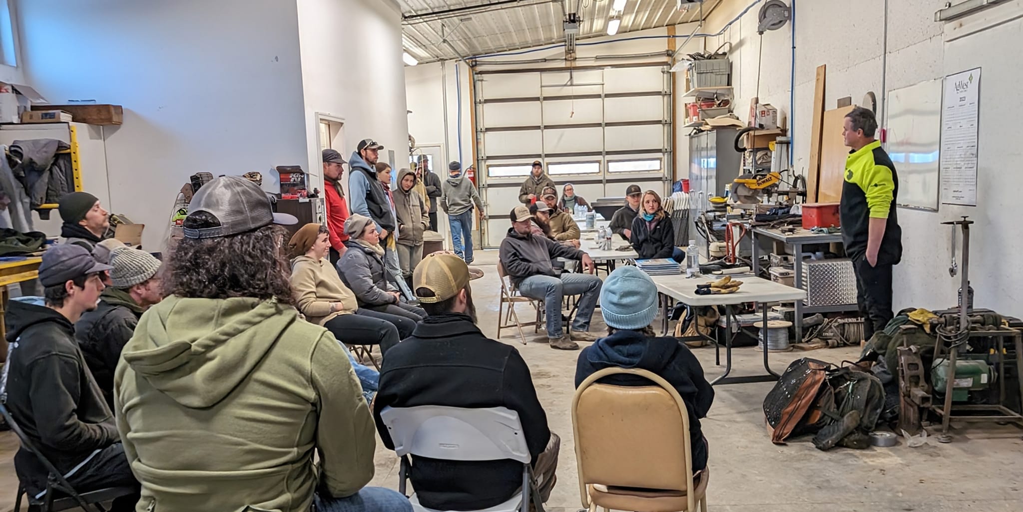 First day at the Montana Advanced... - Montana Wool Lab