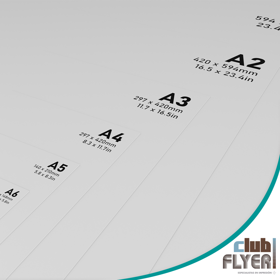Club Flyer - Conoce los formatos o tamaños de papel para... | Facebook