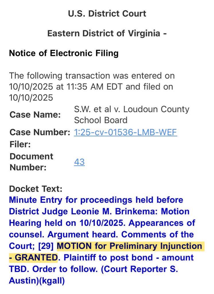 🚨BREAKING — A federal judge just... - America First Legal | Facebook