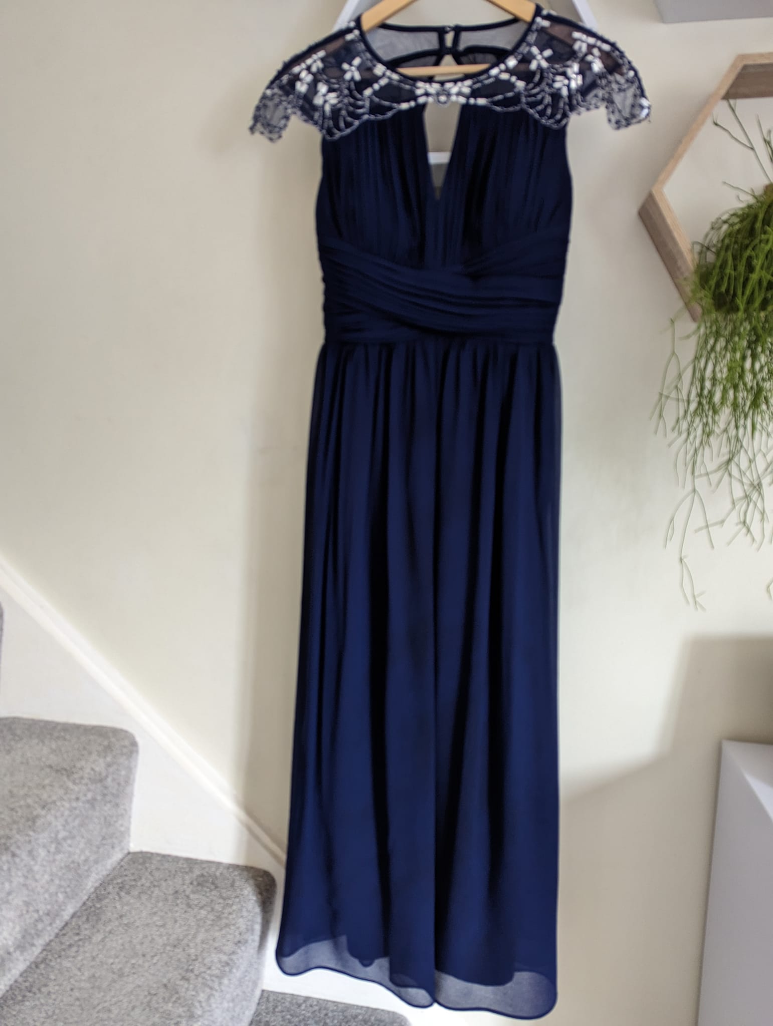 Alterations for chiffon floor length dress?