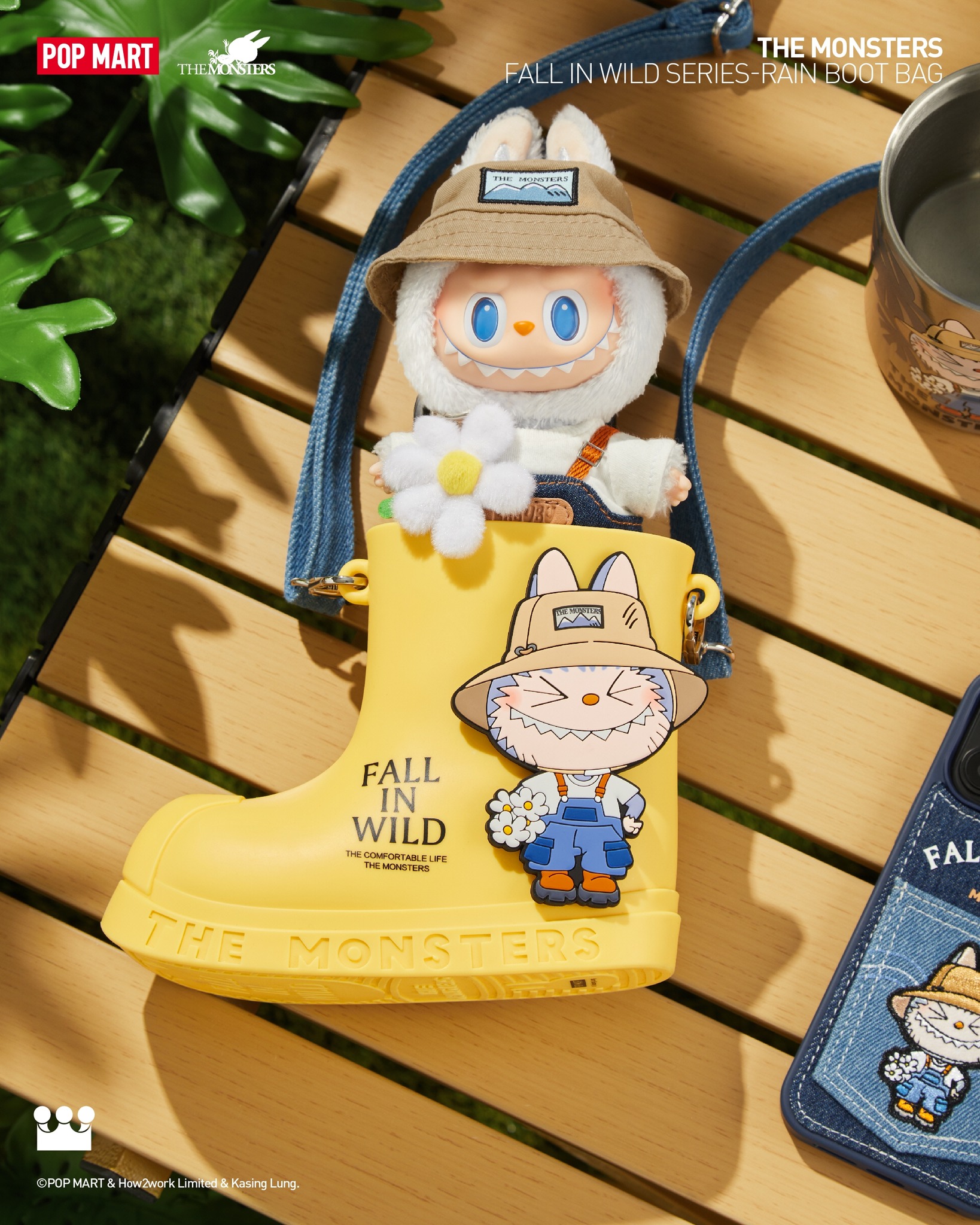 POP MART ラブブ【RAIN】 The rainy season is here! Let LABUBU escort you with a rainboot