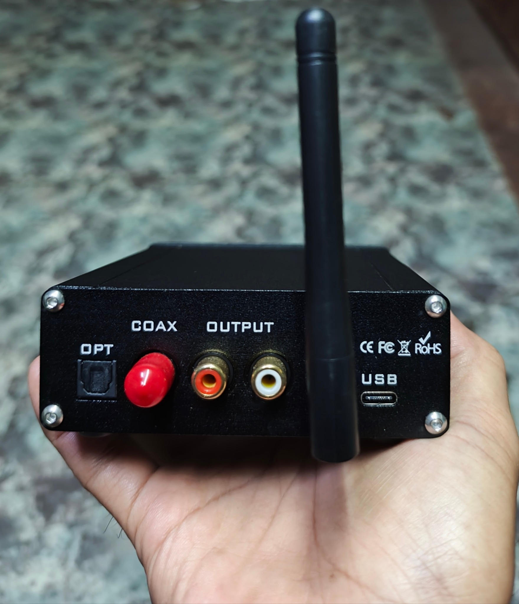 USB DAC Amplifier With Bluetooth Digital To Analog Audio Converter