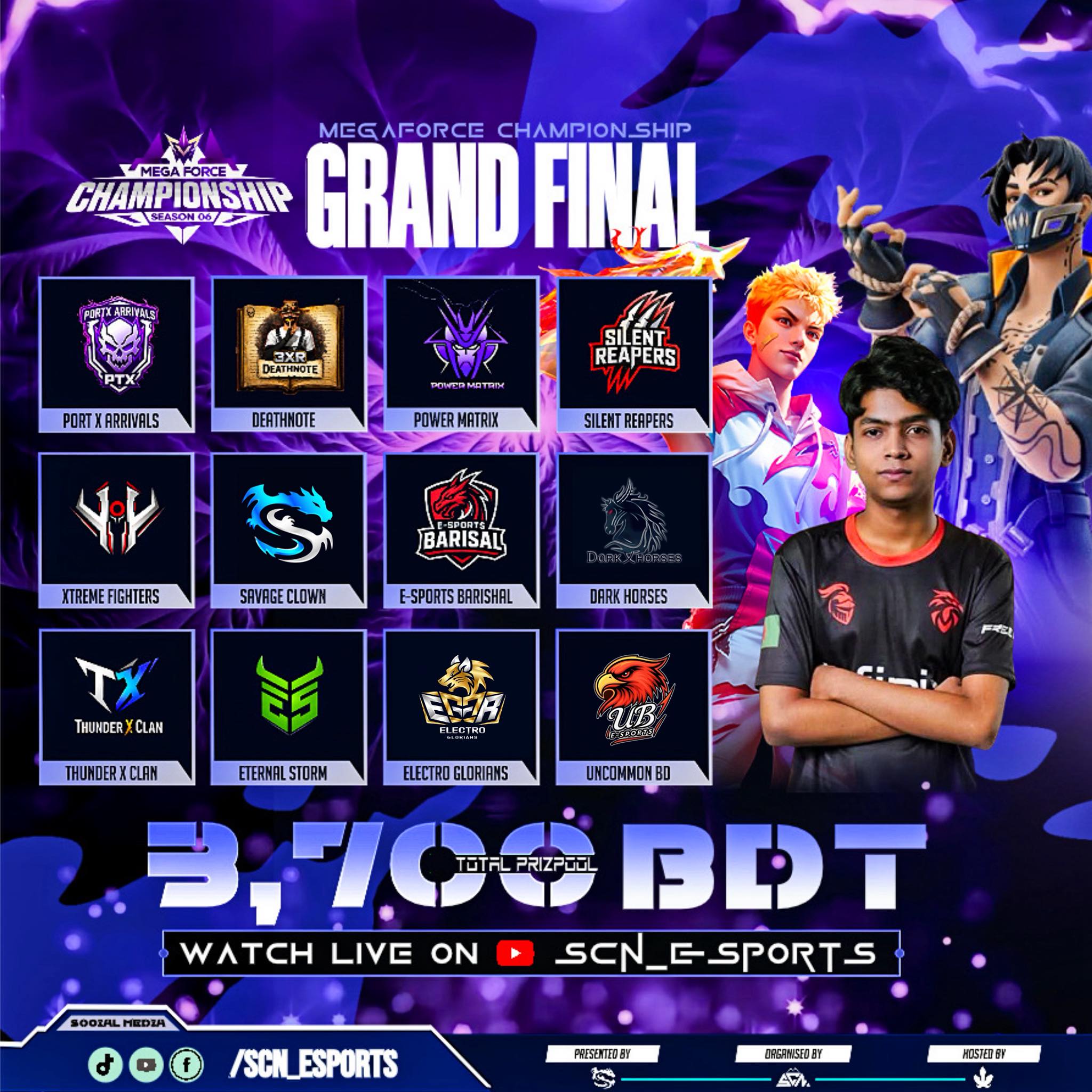 SCN - MEGAFORCE CHAMPIONSHIP ORG BY SCN E-SPORTS • DATE : 28.1.2026 ...