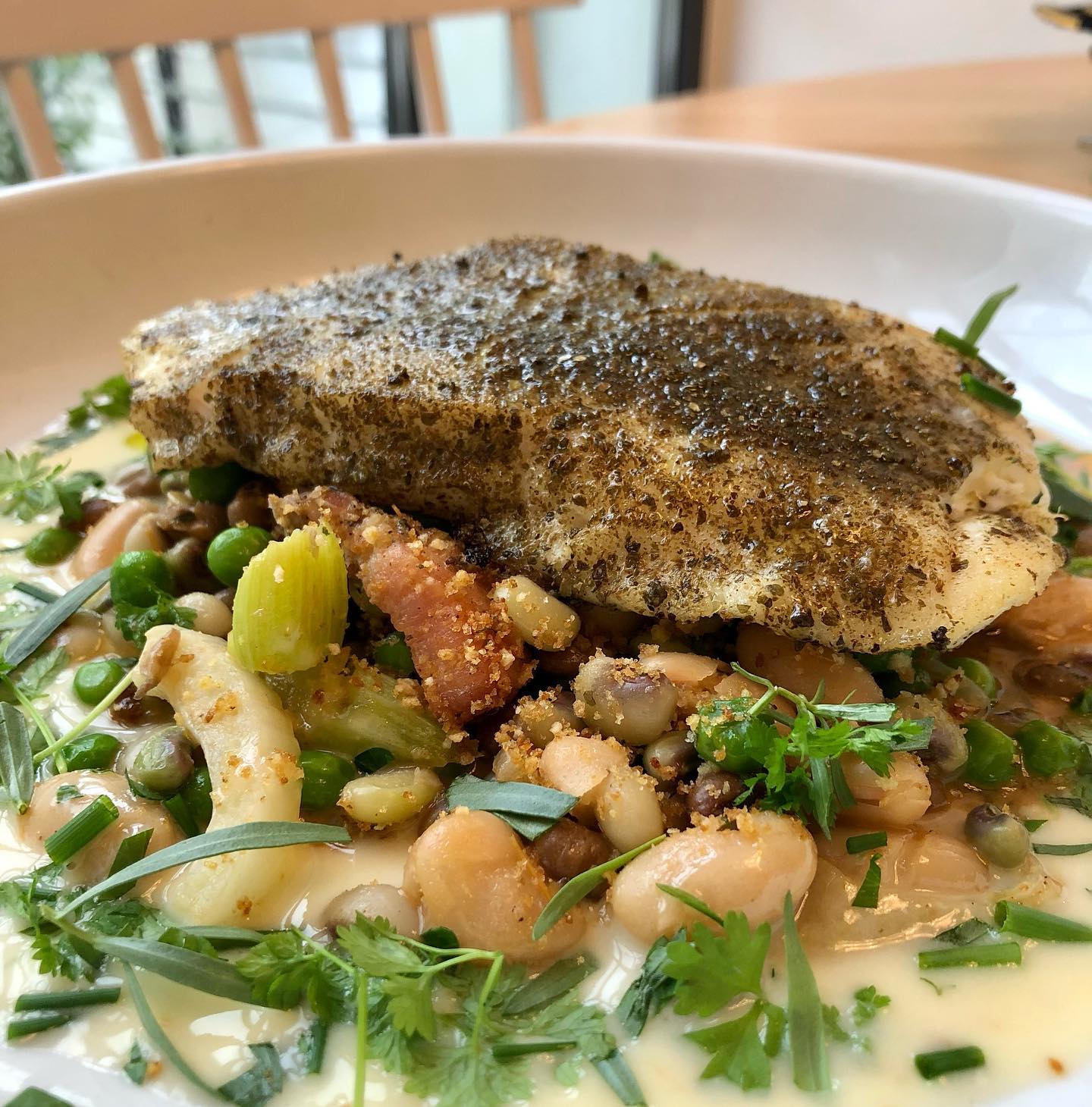 The Royal Tern - Meet our new fish entree >> caper crusted... | Facebook