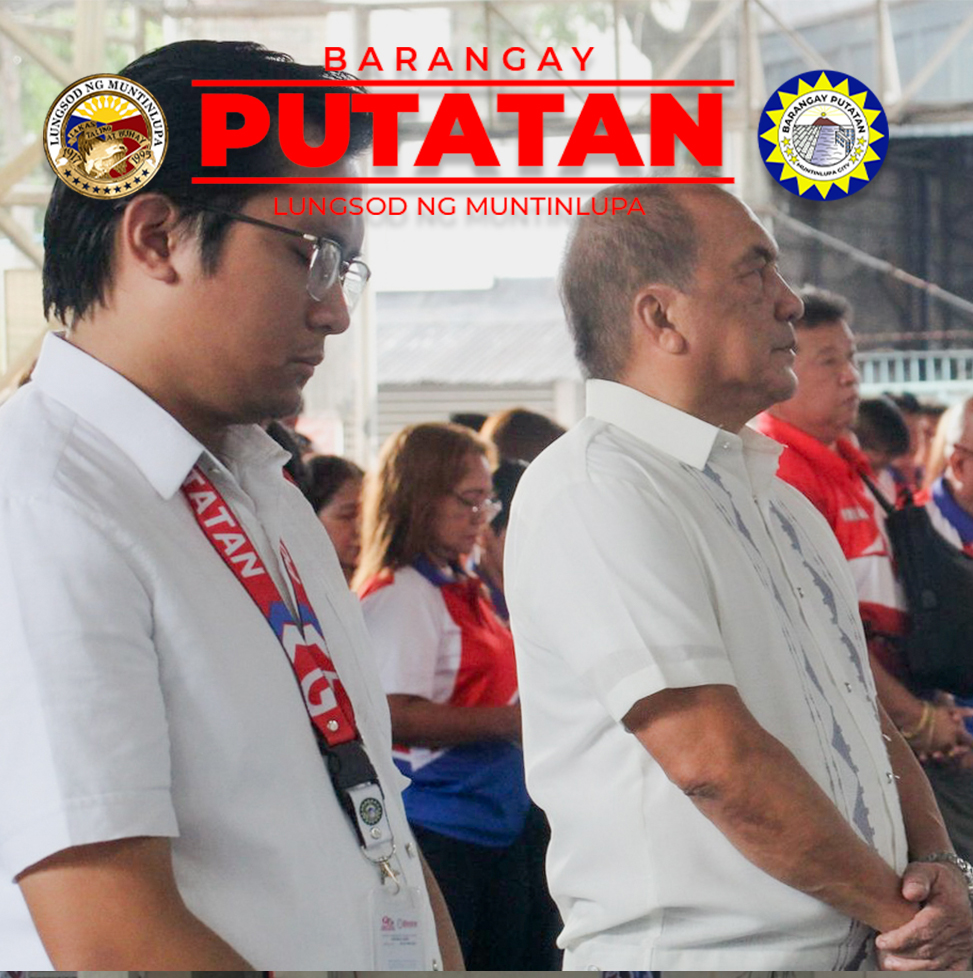 Sa isinagawang pagtataas ng... - Barangay Putatan Muntinlupa