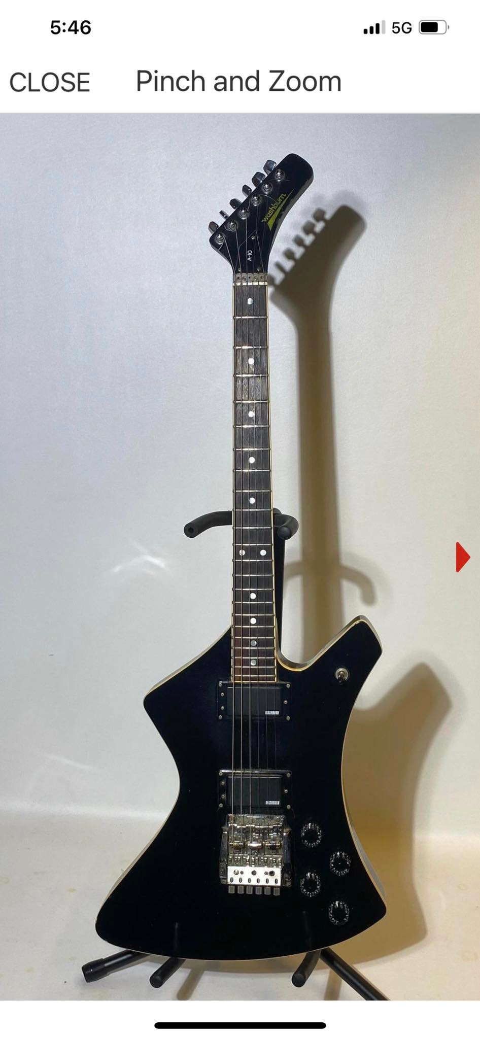 Washburn Bantam doubleneck guitar for sale