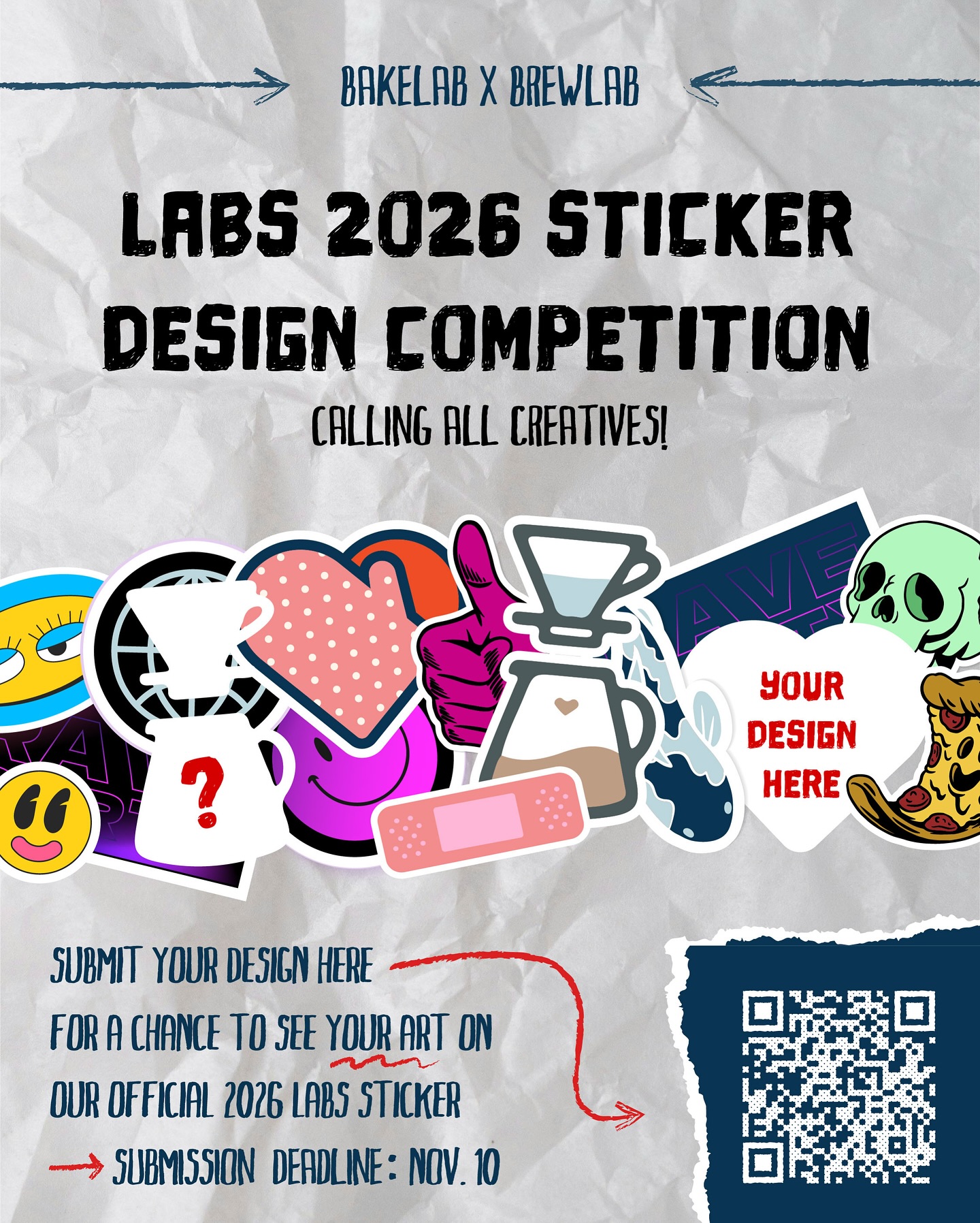 Bakelab - 🎨 LABS 2026 STICKER DESIGN COMPETITION 🎟️ We’re... | Facebook