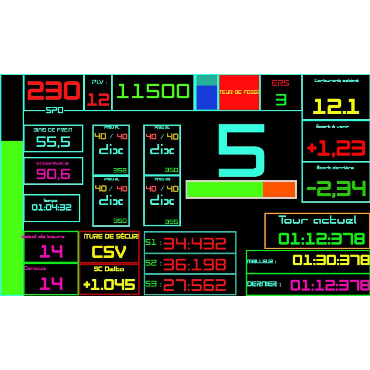 Esportsim - Hi guys, a new dashboard was shared from an FSW steering ...
