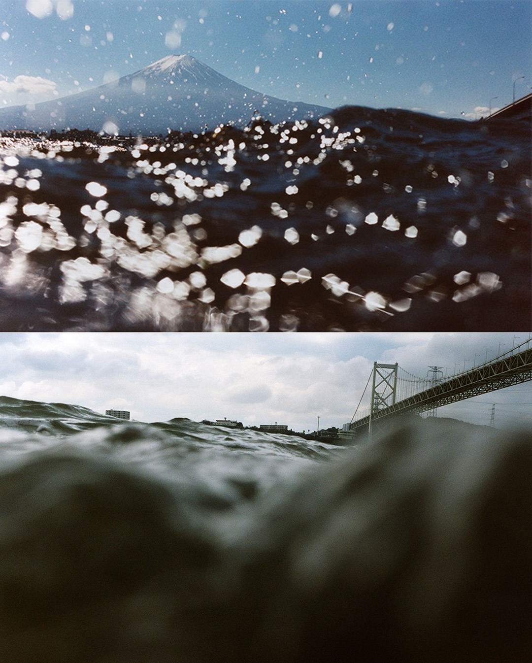 Half Awake and Half Asleep in the Water” photo series by Asako