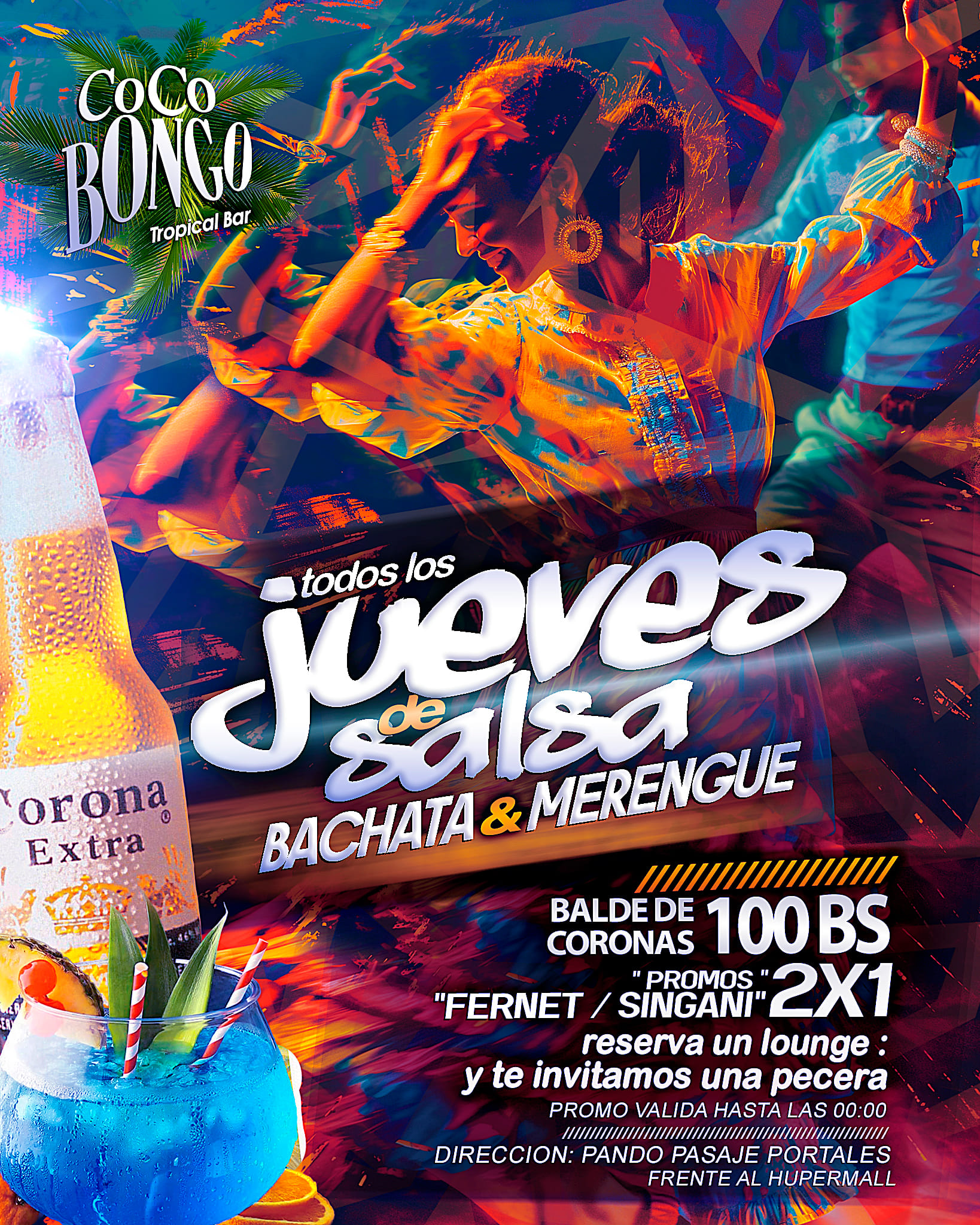 🔥JUEVES DE SALSA MERENGUE y... - Coco Bongo Tropical Bar