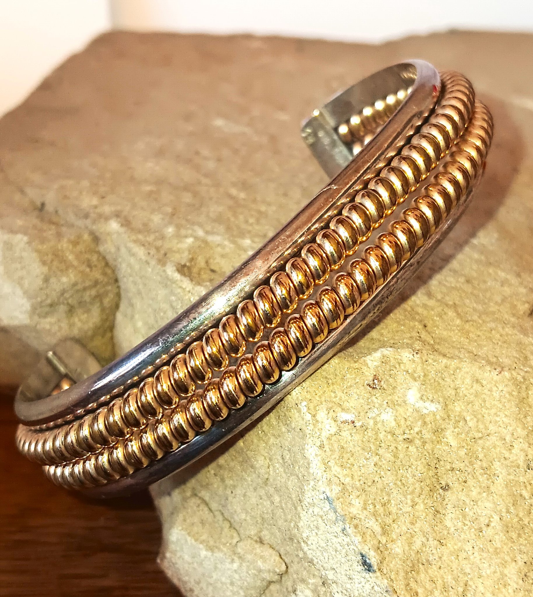 What is the value of a Tahe sterling and 12k gold fill bracelet?