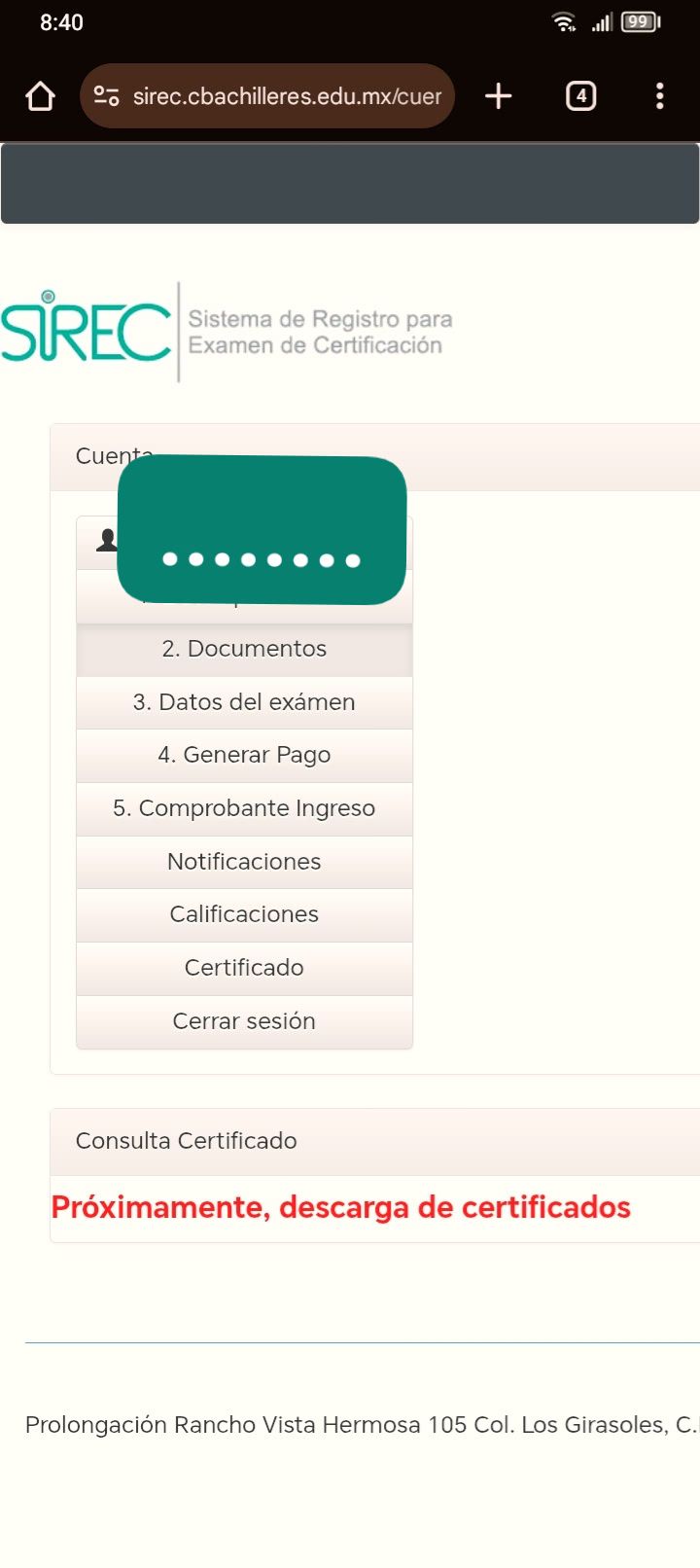 Exacer Colbach | Cómo puedo o cuando puedo sacar mi certificado ...