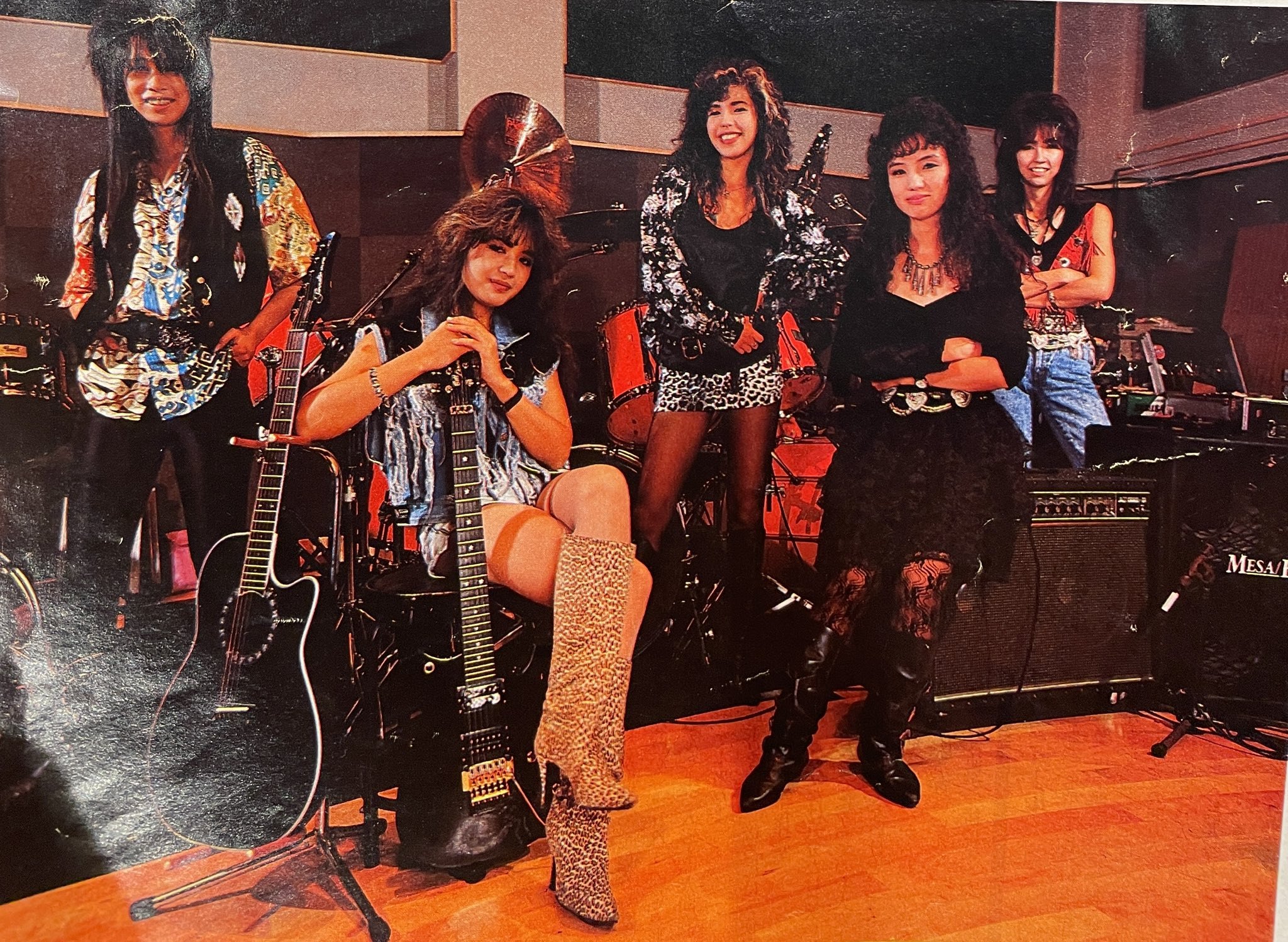 Photos of Japanese rock/metal group Show-Ya, formed in 1981 still 