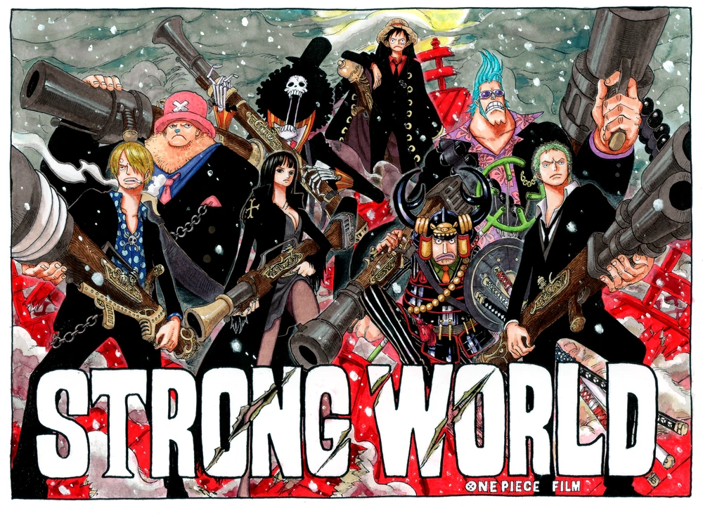 Color Spread of One Piece Chapter 0 — STRONG WORLD
