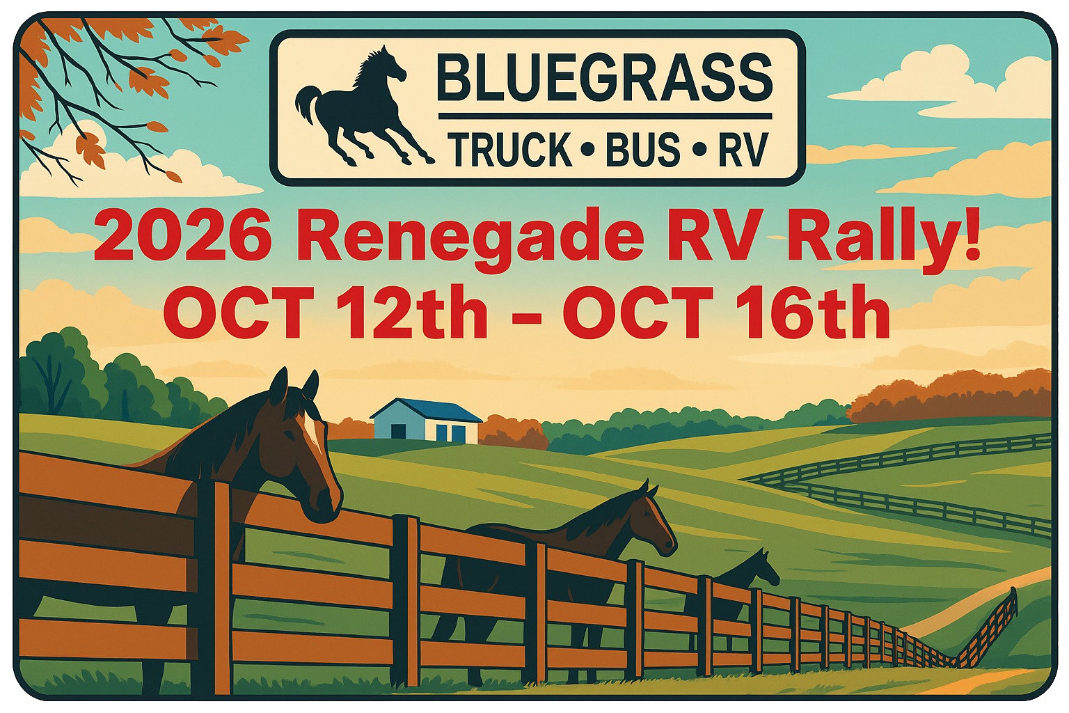 2026 Bluegrass Renegade RV Rally