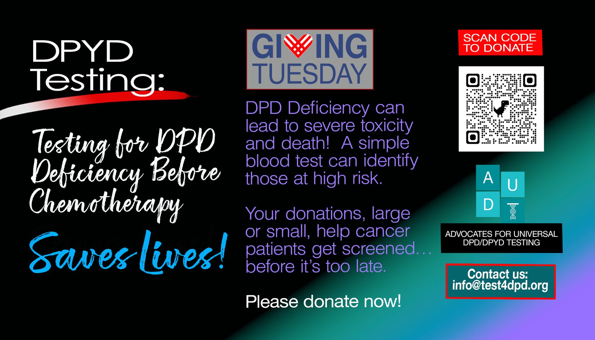 Advocates for Universal DPD - DPYD Testing | Battle Creek MI