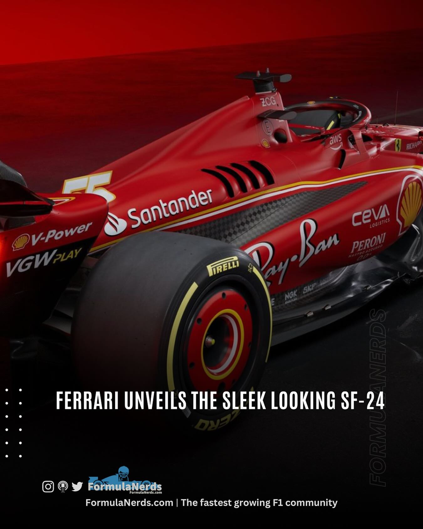 Ferrari - F1 2024 Cover Arts! 🤩 #scuderiaferrari VIA