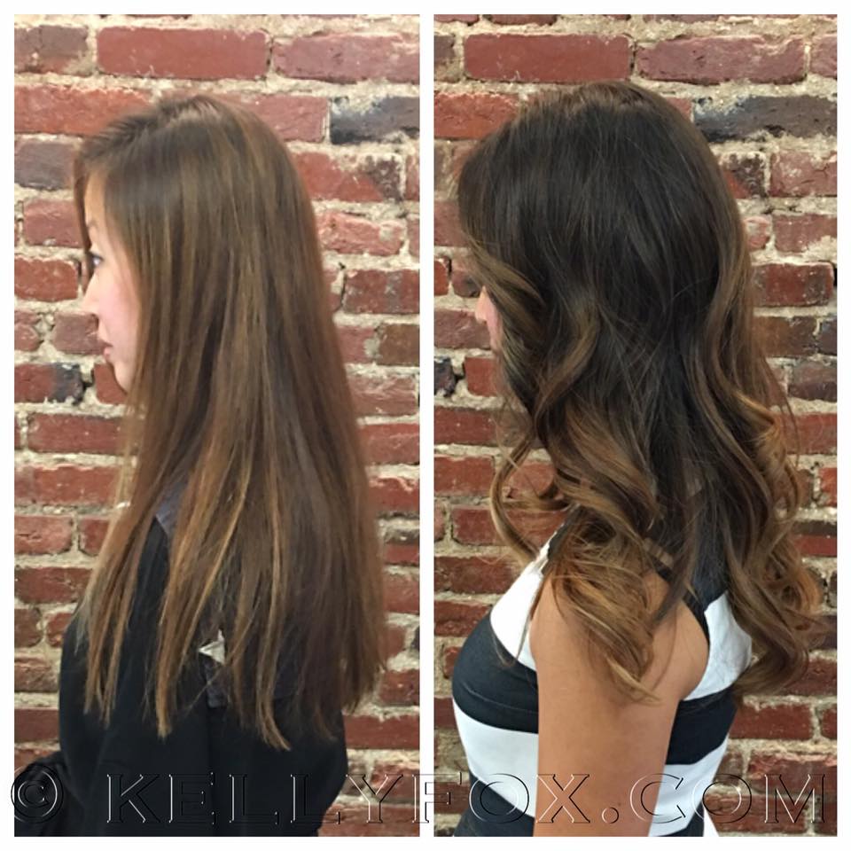 Kelly Fox at David Rios Salon & Spa - Brunette Balayage Series. Hair ...