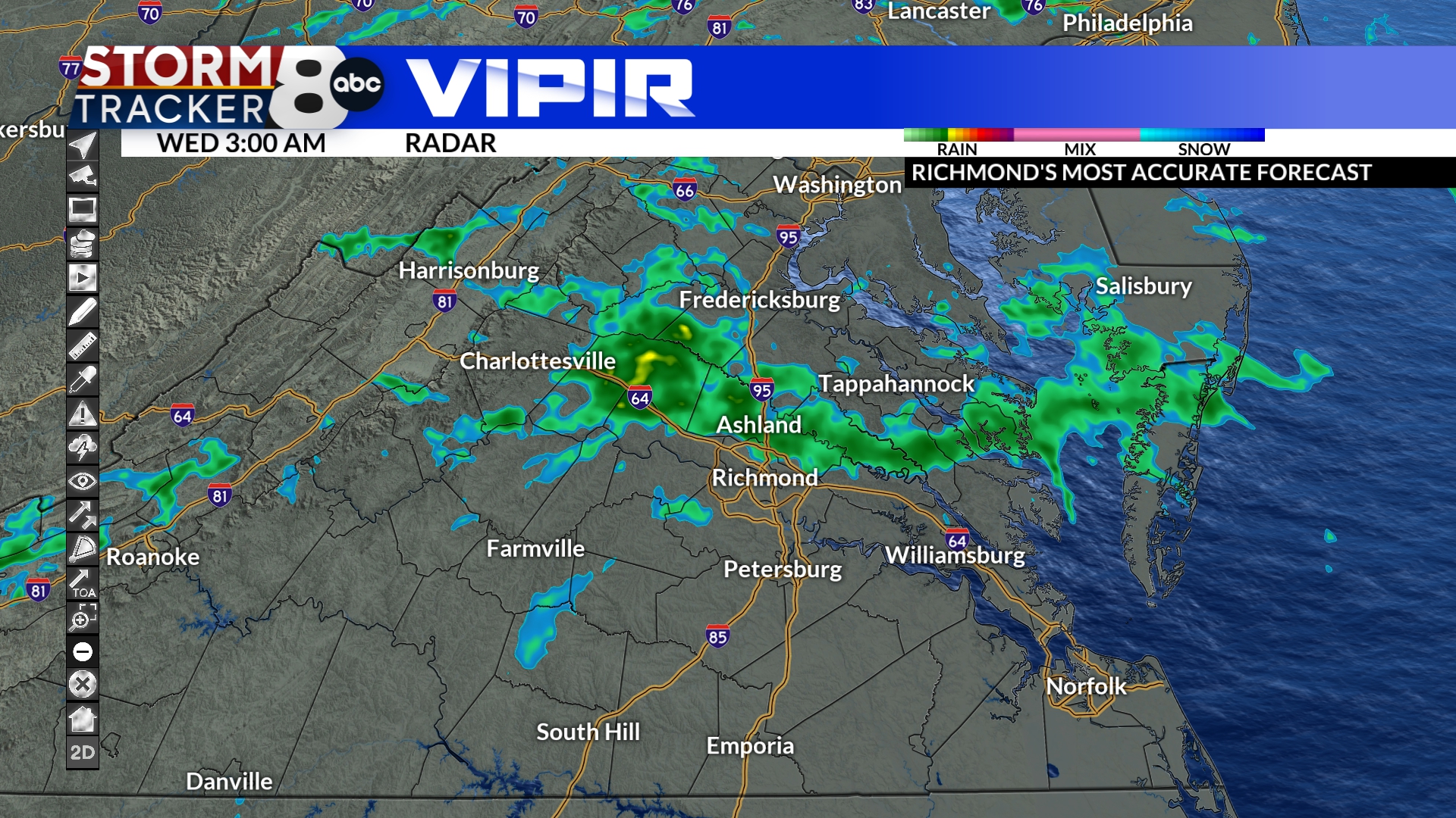 Wednesday, 10/8 3am: Light... - Meteorologist Jessica Kirk | Facebook