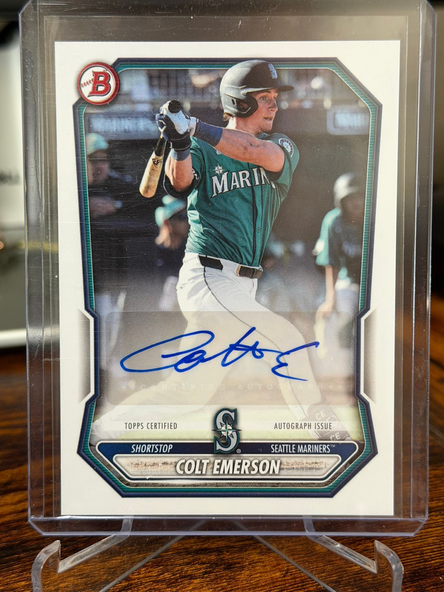 Colt Emerson autograph issue baseball card for sale