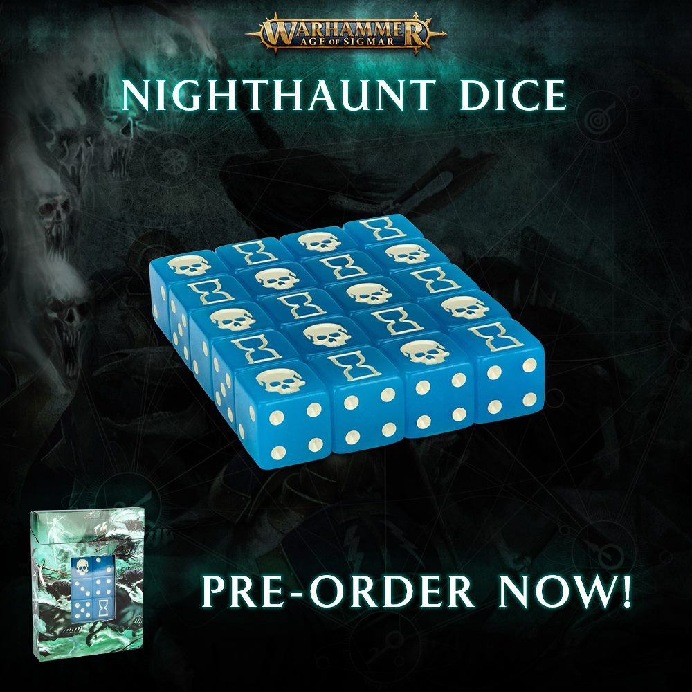 Warhammer - Pre-order Nighthaunt Dice: https://goo.gl/VHmszm 