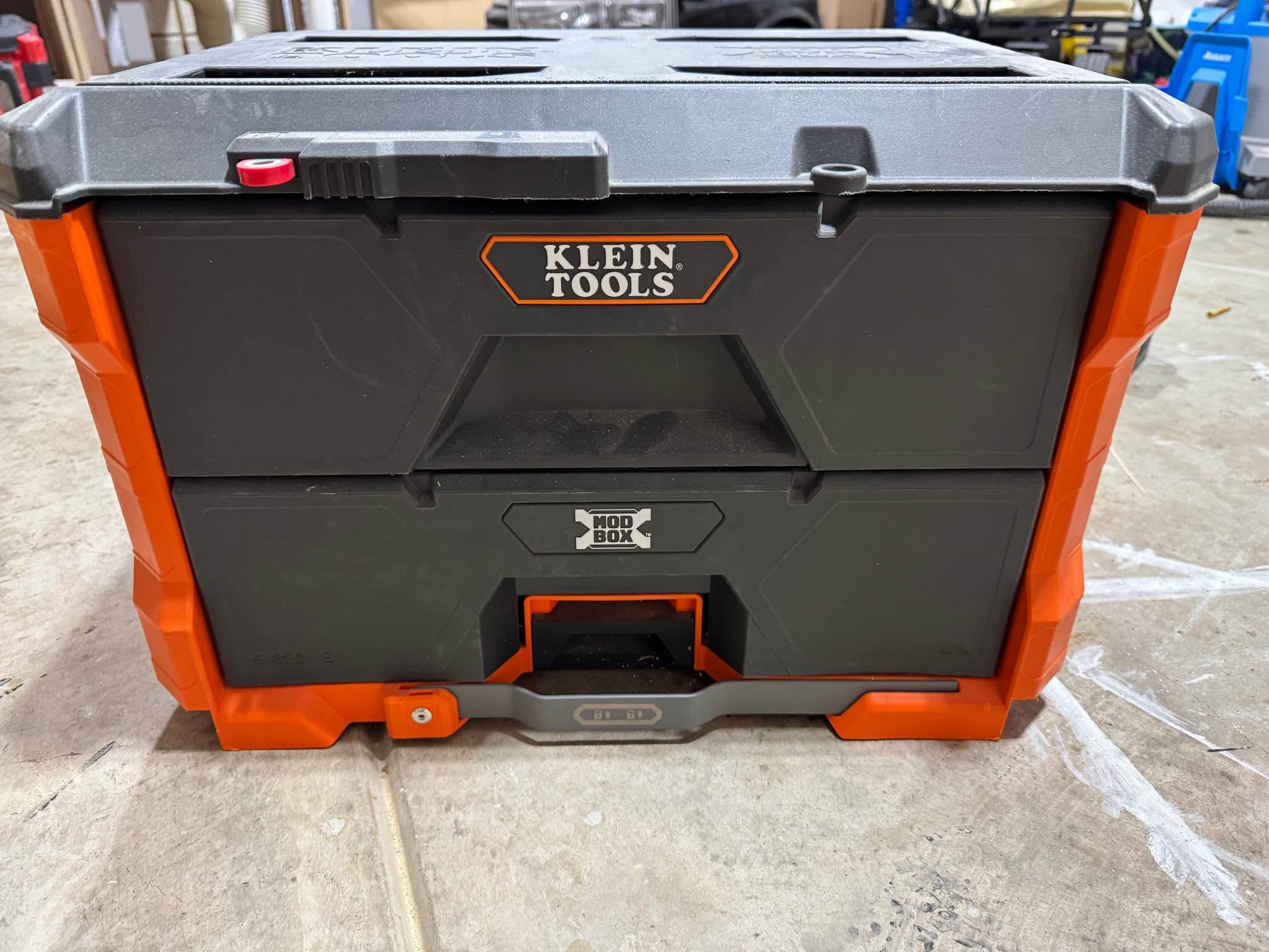 Klein modbox 2 drawer toolbox - Tool Boxes, Belts & Storage - Angier ...