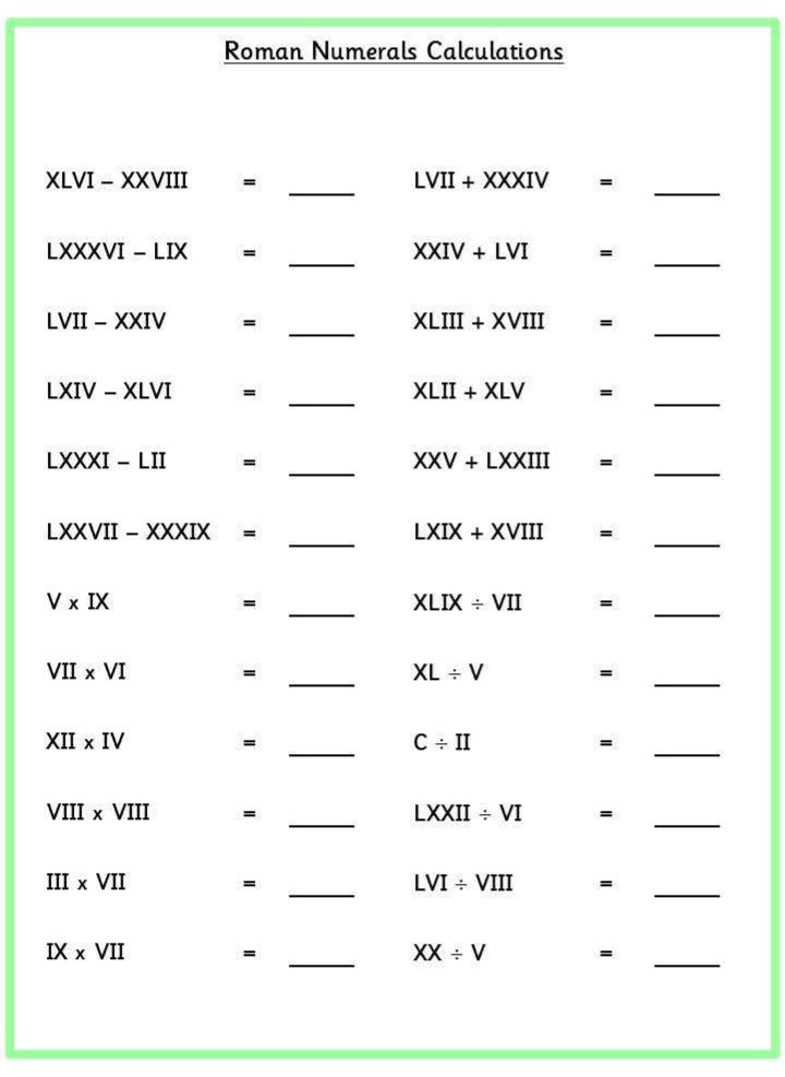 Roman Numerals Calculations !!!! - Primary Teaching Ways | Facebook