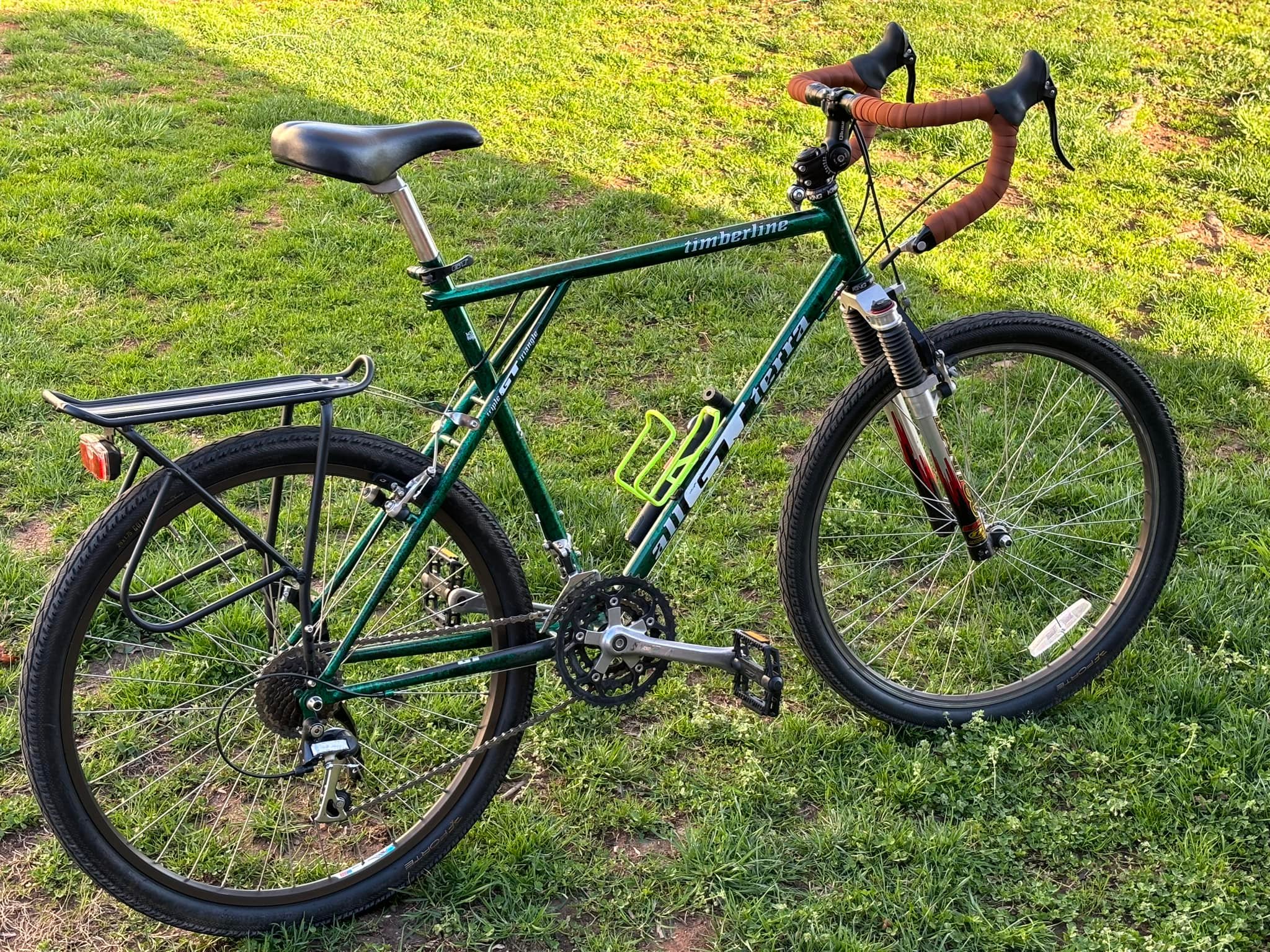 Customized 1994 GT Timberline Bike with Drop Bars
