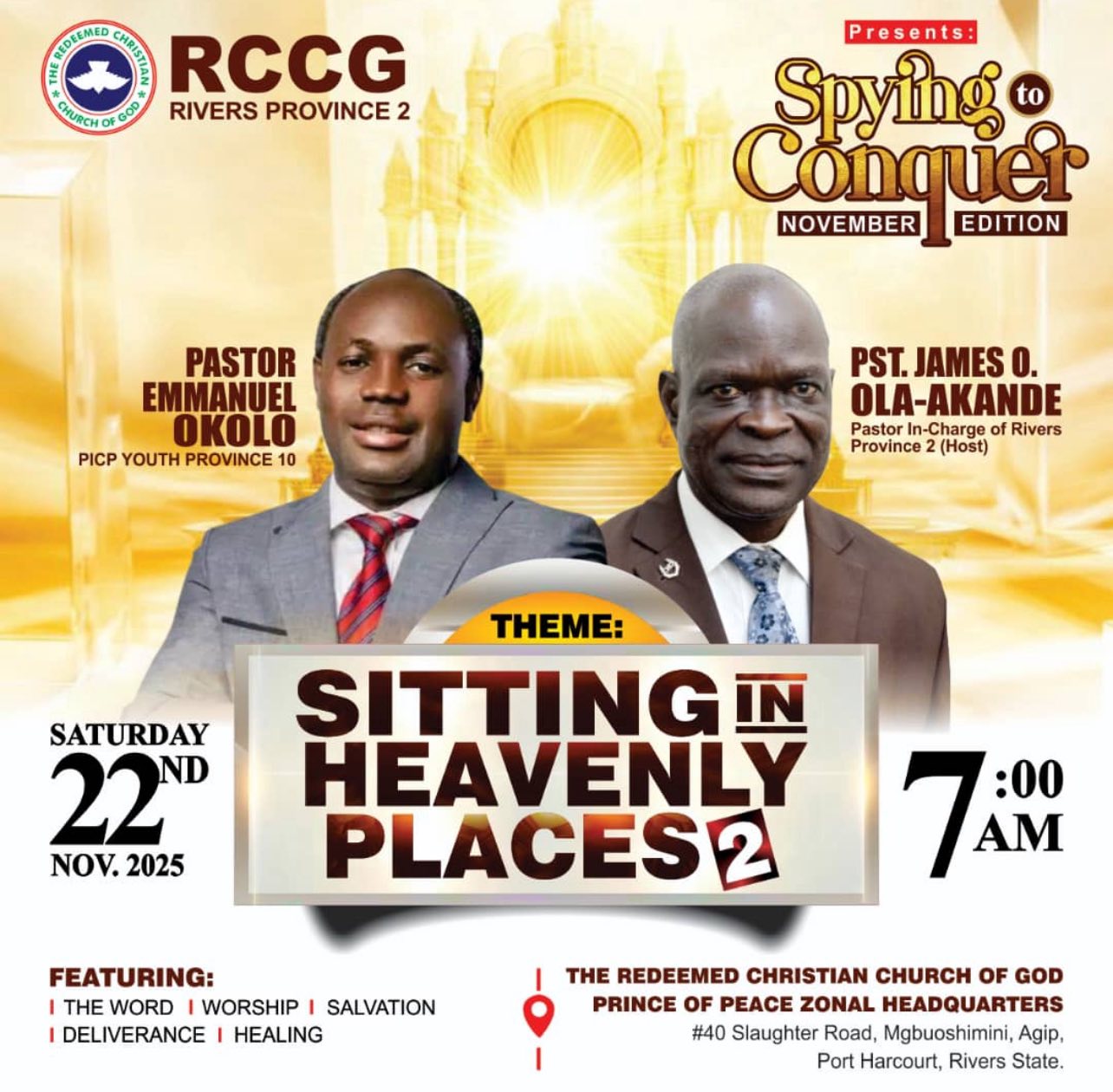 RCCG, Prince Of Peace Parish Agip, Port Harcourt. | Port Harcourt