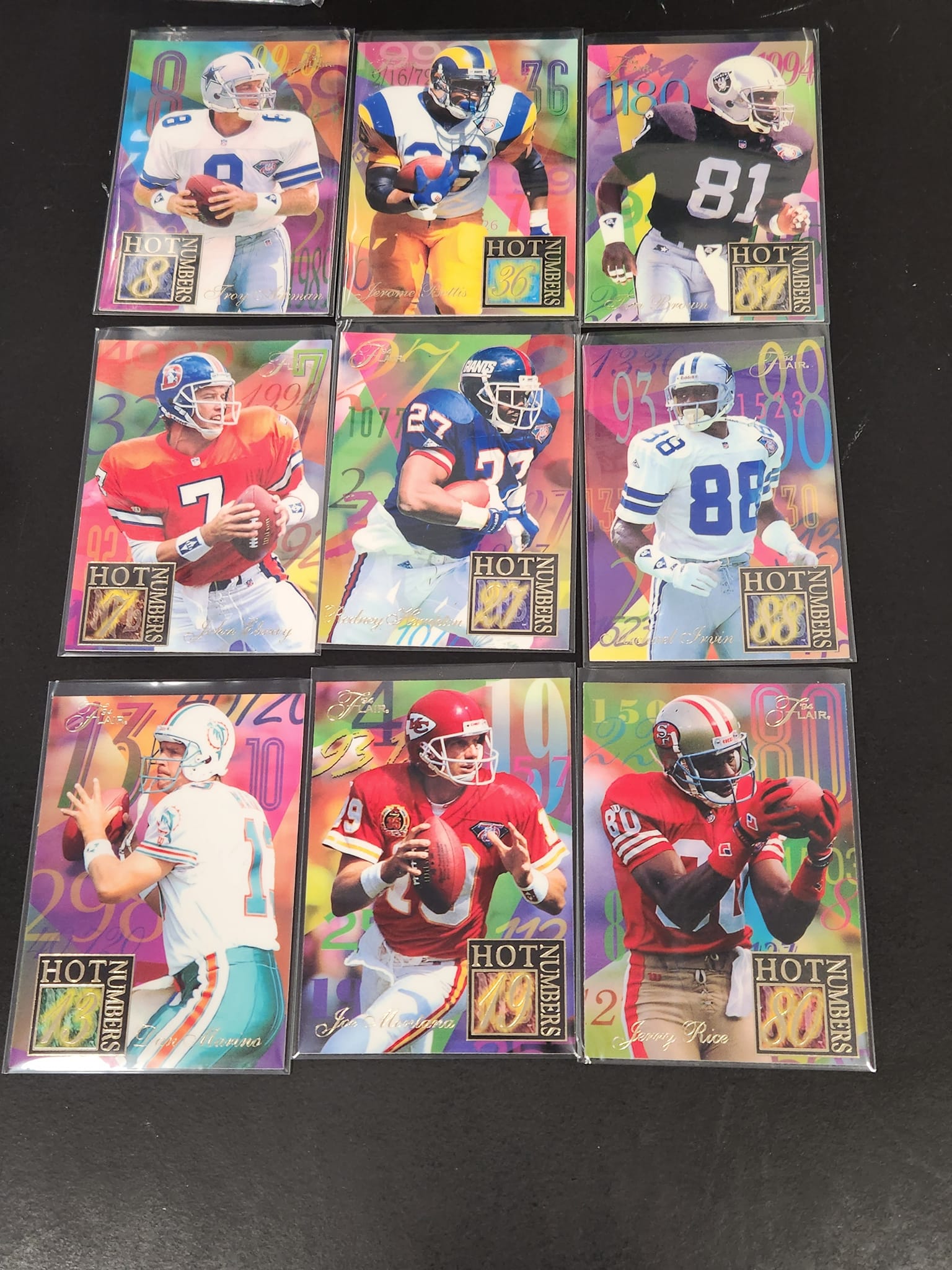 1995-96 Flair Hot Numbers card set review