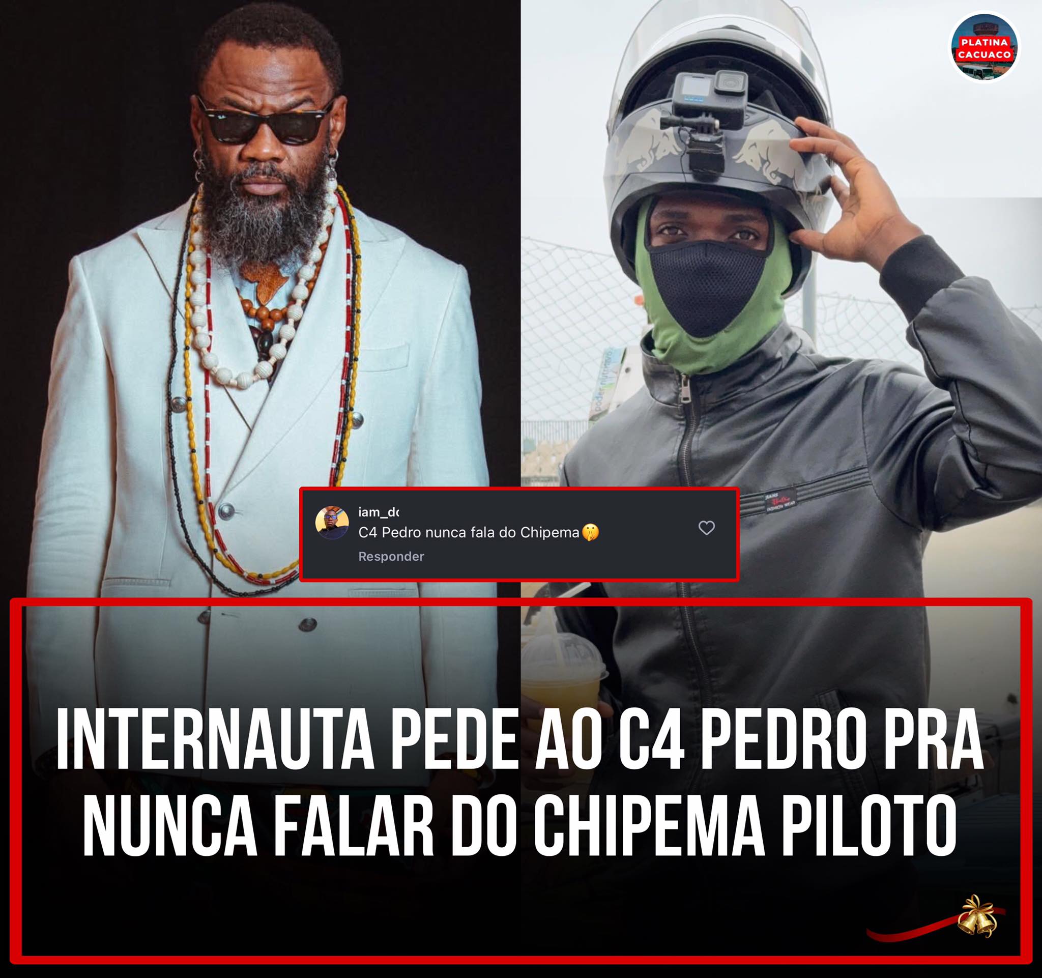 Platina - Como o músico C4 Pedro está a criticar doadores que expõem a ...