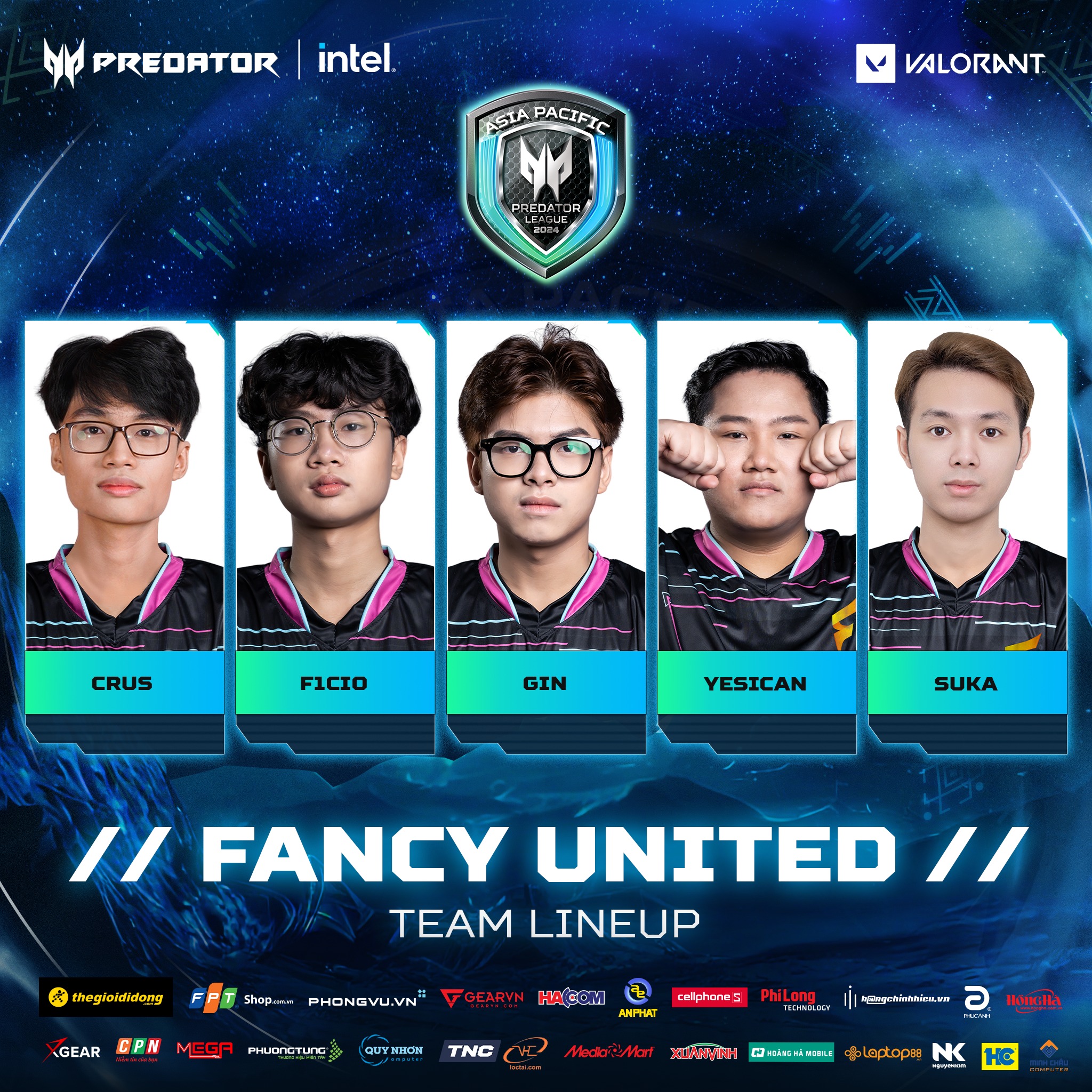 500Bros VLR - 🏆 LINE UP TOP 8 PREDATOR LEAGUE: FANCY...
