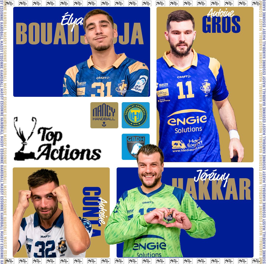 🤾🏻 Top Action 🤾🏻 Au programme, 5... - Massy Essonne Handball | Facebook
