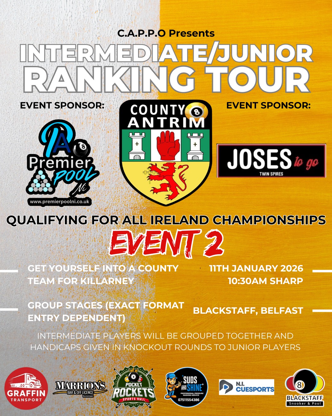 𝐄𝐍𝐓𝐑𝐈𝐄𝐒... - Co. Antrim Pool Players Organisation - CAPPO | Facebook