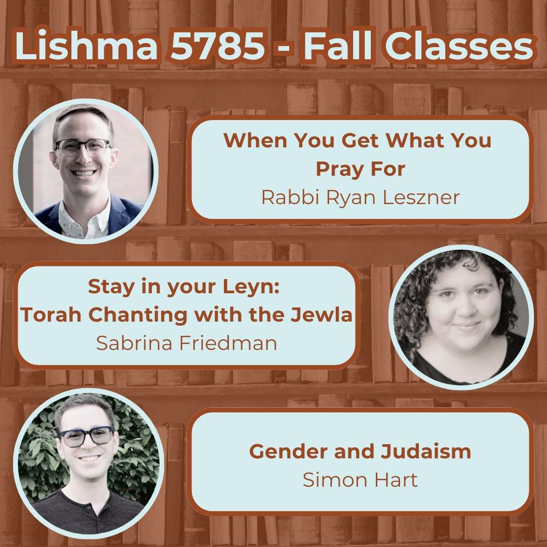 Lishma - Lishma Jewish Learning Project is excited to announce the Fall ...