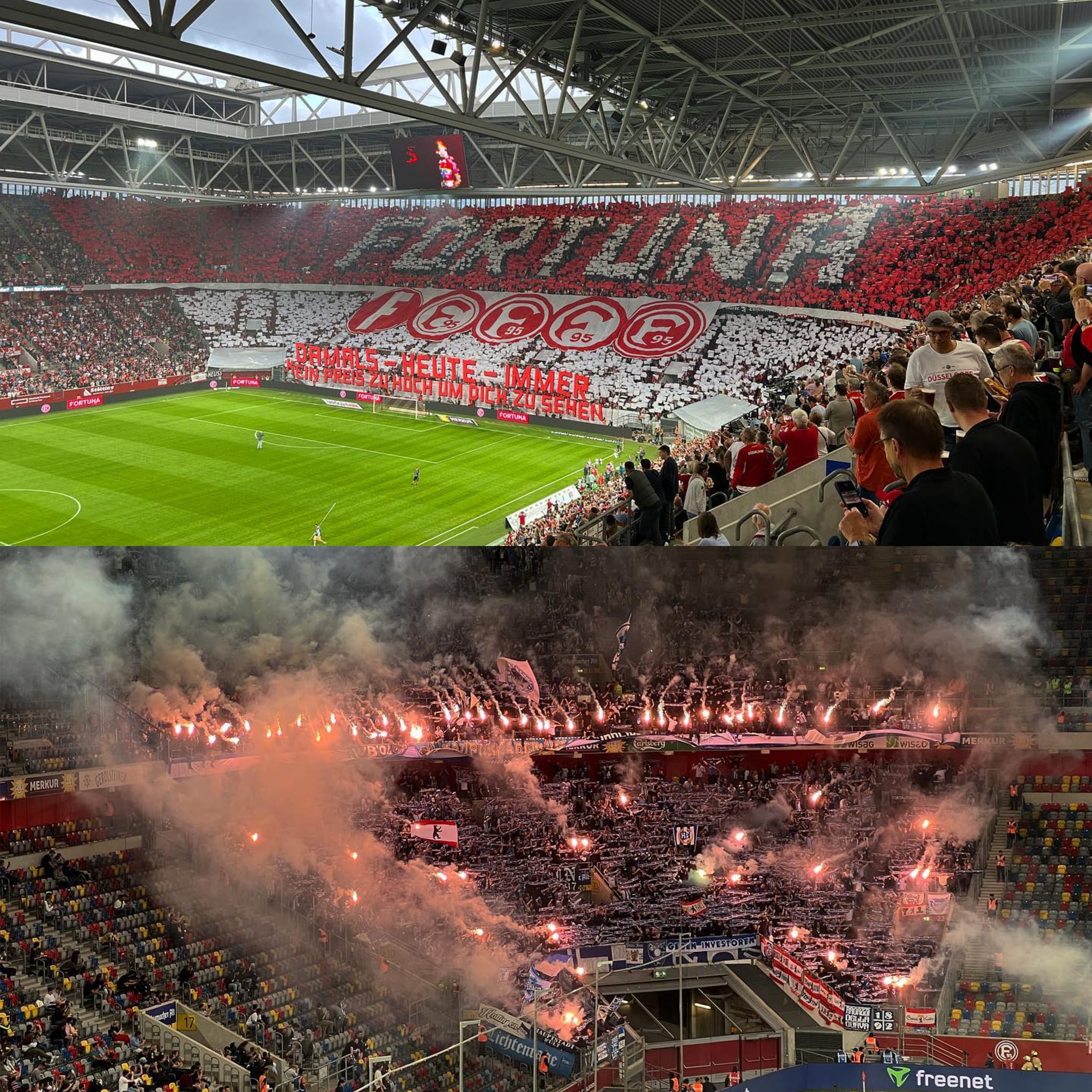 ??? Back in 2013, Fortuna Düsseldorf fans created a graffiti 
