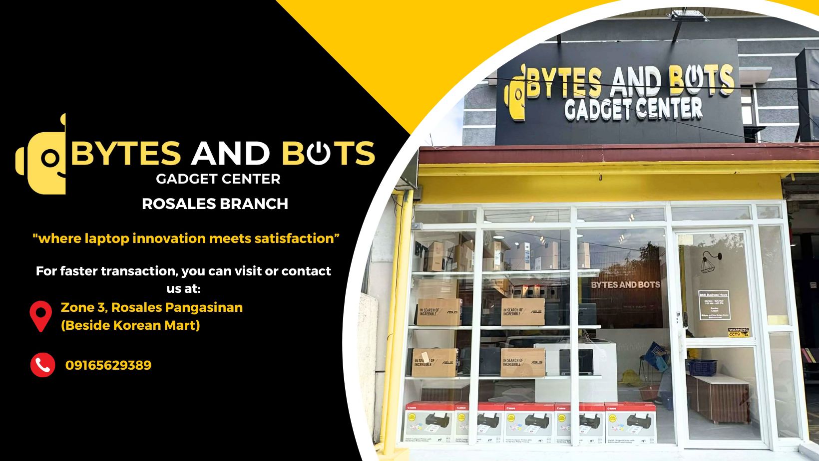 Bytes and Bots Gadget Center-Rosales Branch | Rosales