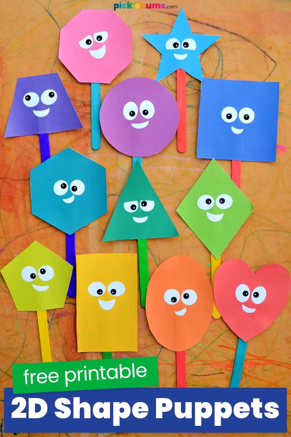Childhood - Oh my, these might just be the cutest shape puppets ever ...