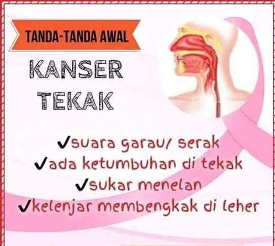 Udah Tau Belum Kenali Gejala Kanser Sejak Awal Facebook