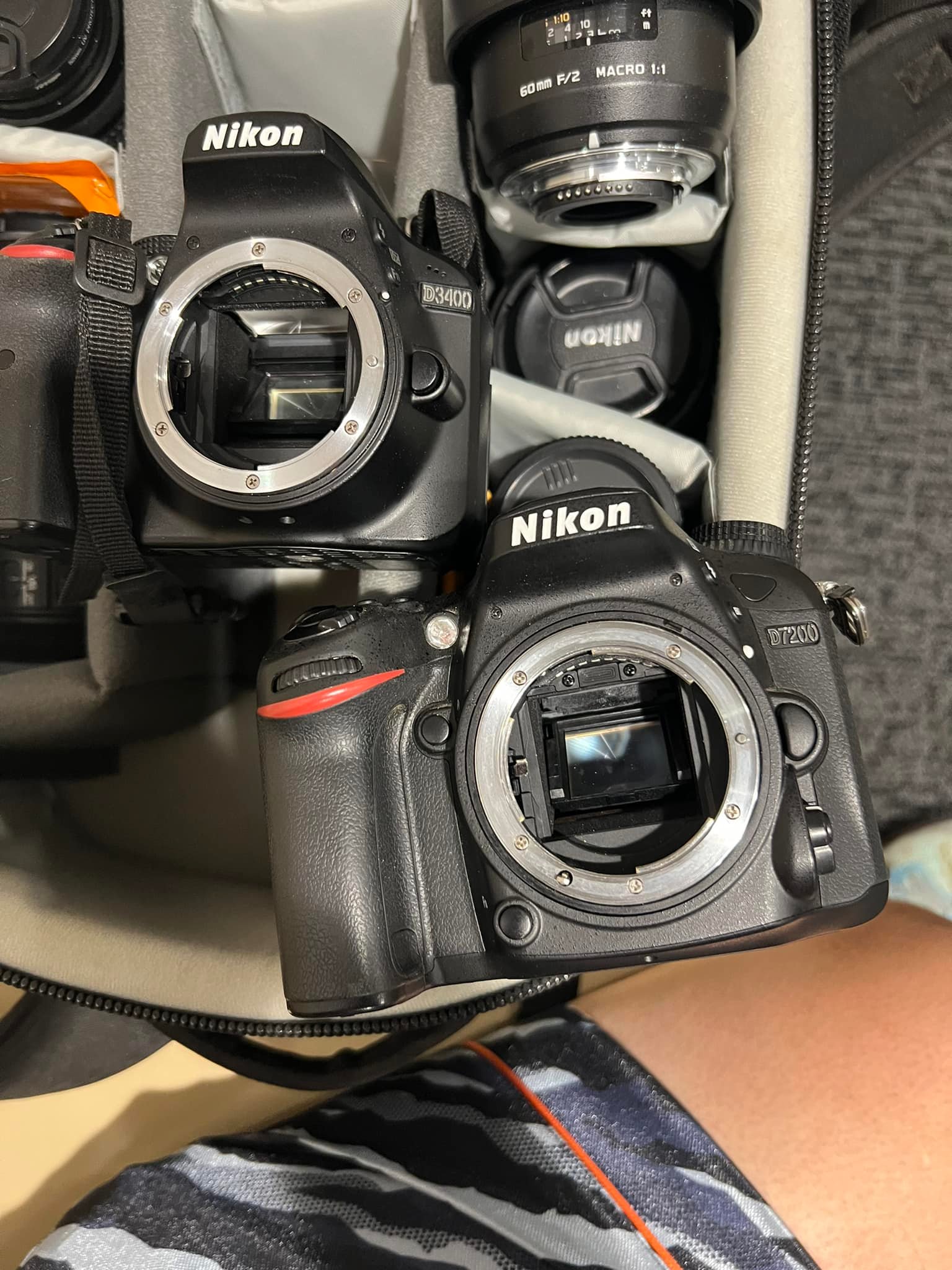 Nikon D7200 vs D3400 lens compatibility