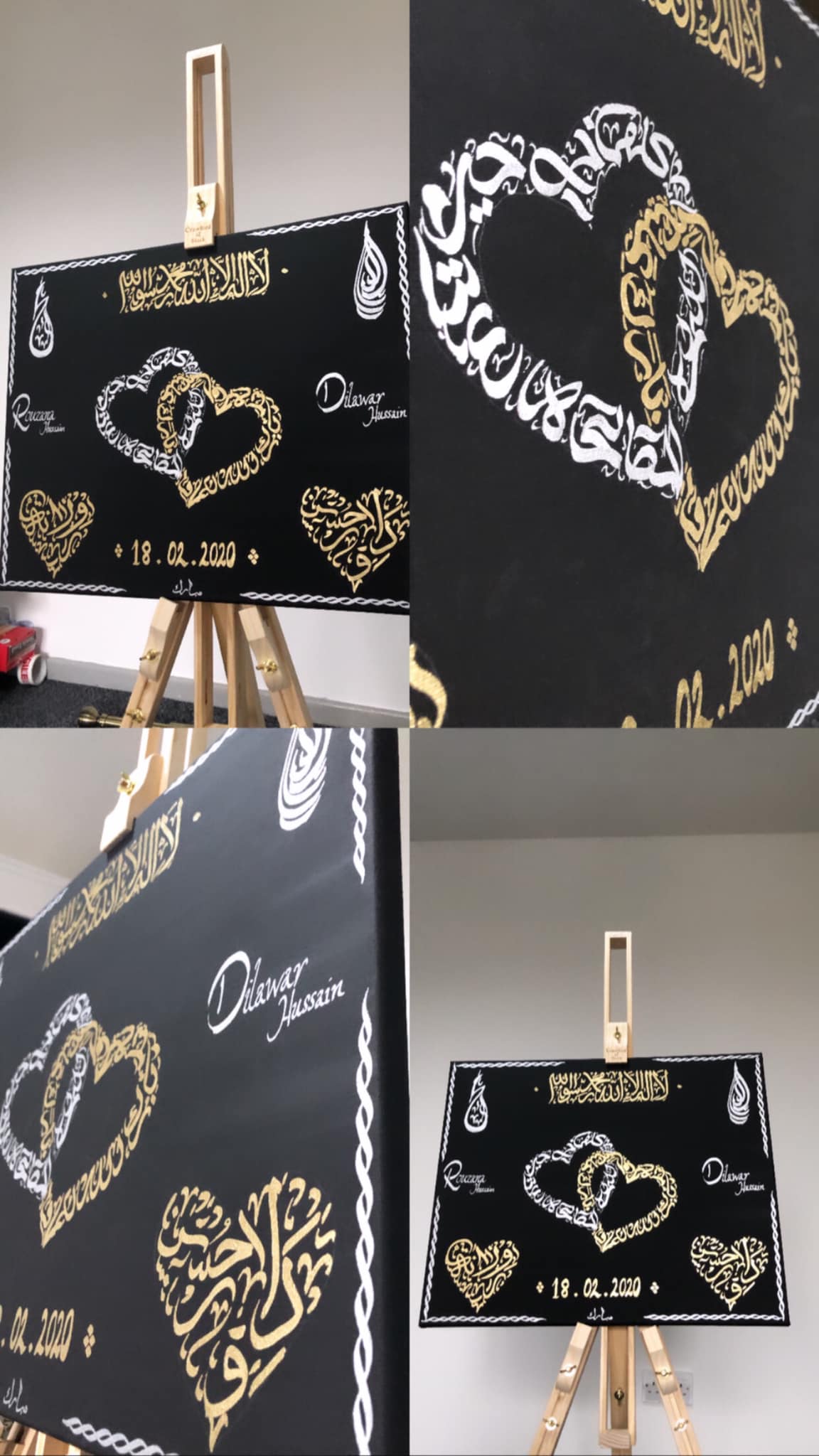 Ismail Hussayn - The Ultimate Wedding Canvas 🏽💎 Two hearts intertwined ...